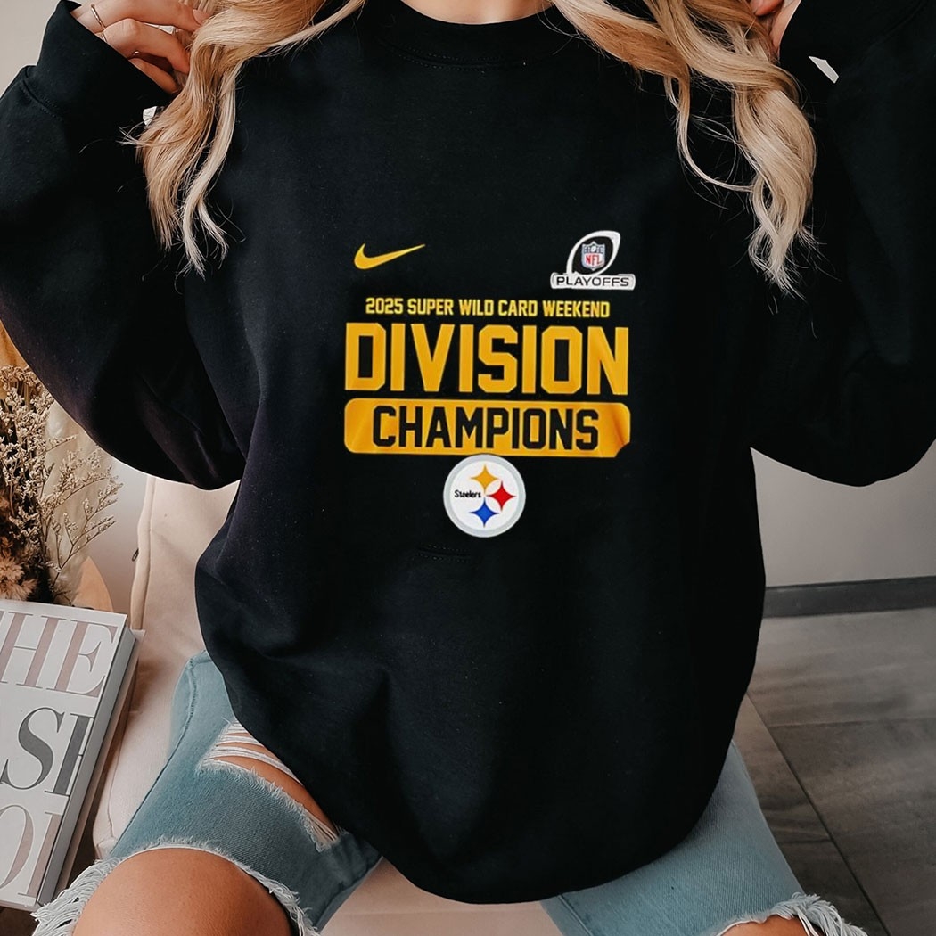 Pittsburgh Steelers 2025 Super Wild Card Weekend Division Champions Tee