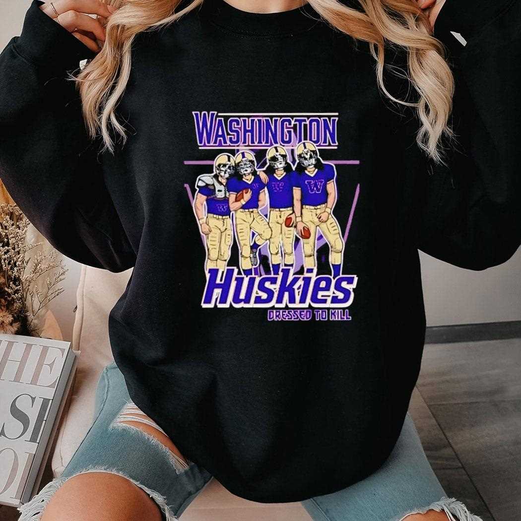 Washington Huskies X Dressed To Kill Tee Washington Huskies X Dressed To Kill Tee