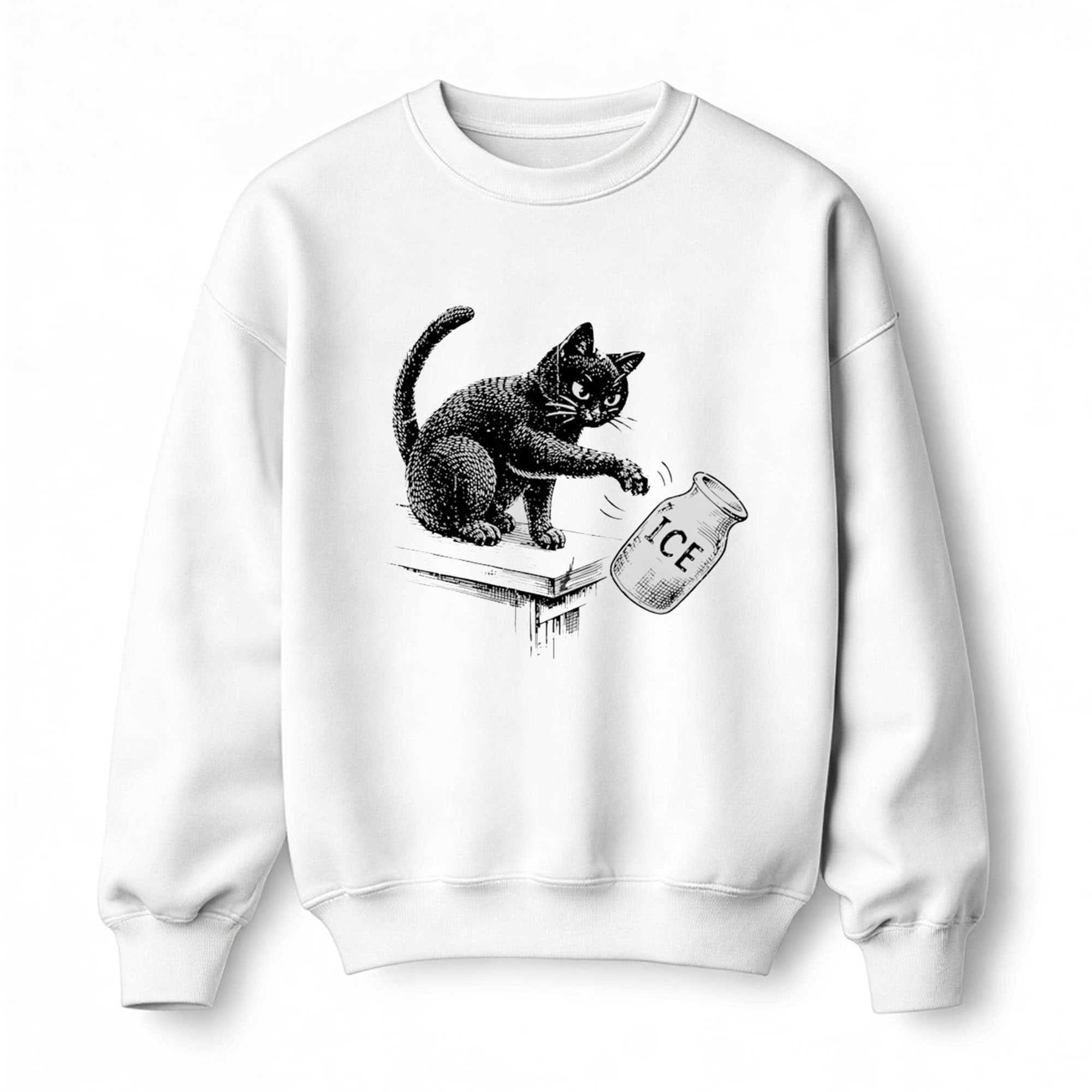 Abolish Ice Cat Political Tee