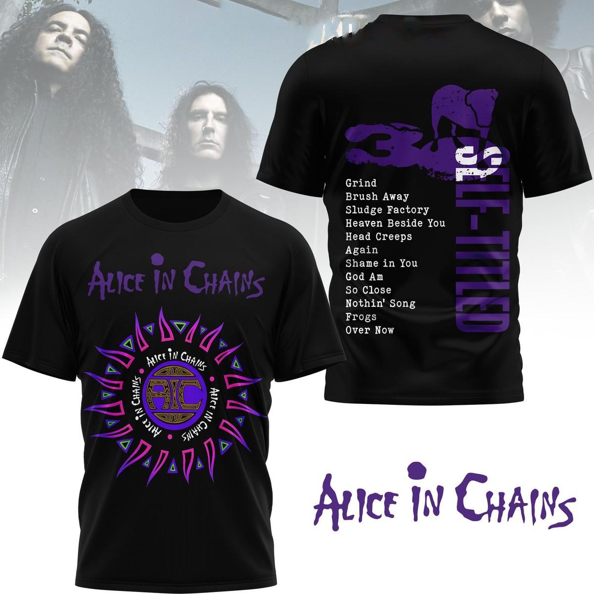 Alice In Chains Self Titled Tee Hoodie Alice In Chains Self Titled Tee Hoodie