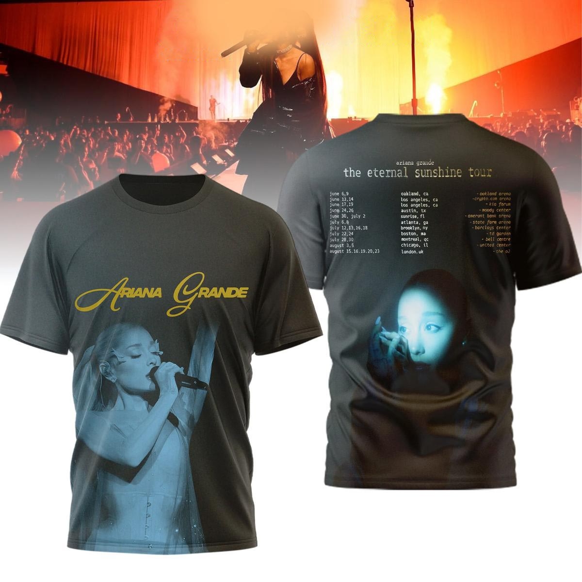 Ariana Grande The Eternal Sunshine Tour 2026 Tee Hoodie Ariana Grande The Eternal Sunshine Tour 2026 Tee Hoodie