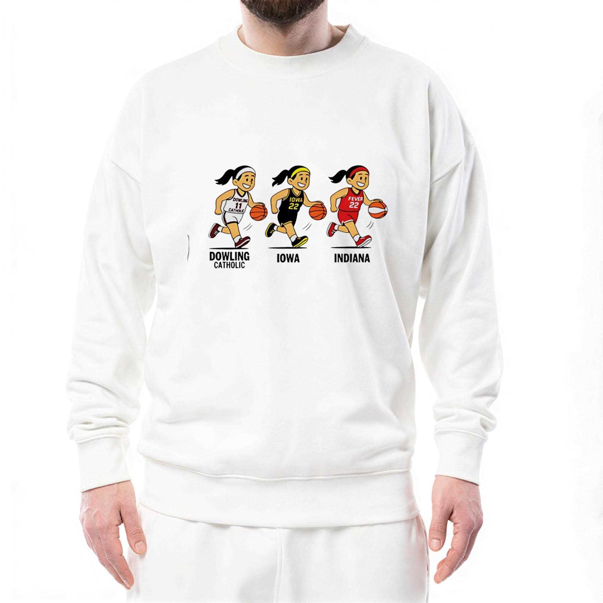 Caitlin Clark Dowling Catholic Iowa Indiana Tee