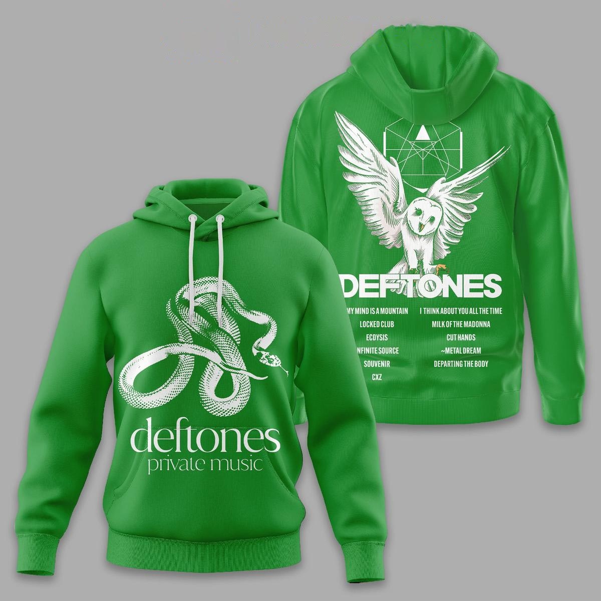 Deftones Private Music 2026 Tee Hoodie