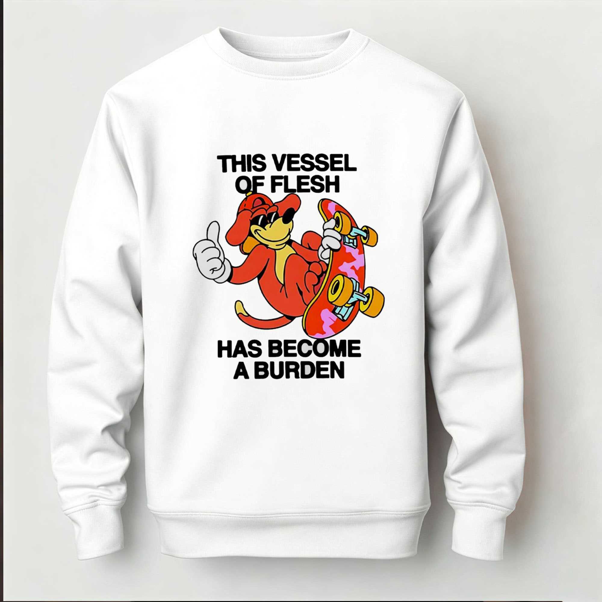 Dog This Vessel Of Flesh Has Become A Burden Tee