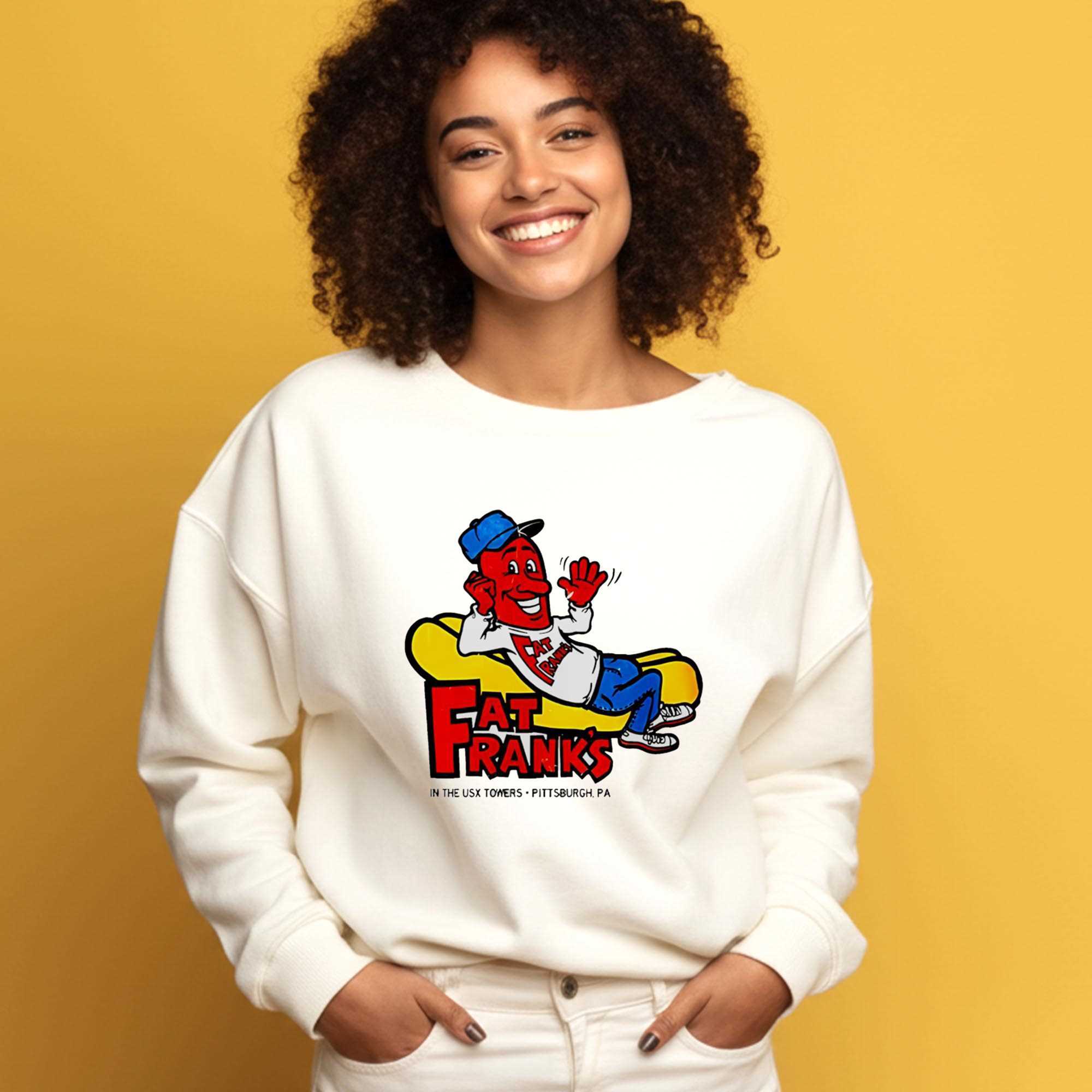 Fat Franks Hot Dogs Pittsburgh Pa Tee