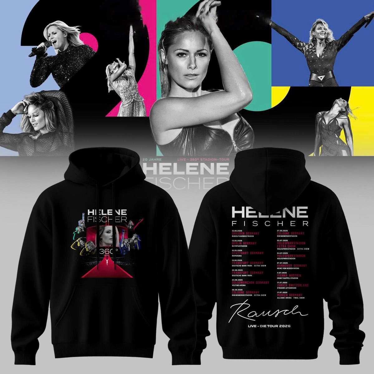 Helene Fischer 360 Stadium Tour Hoodie Shirt