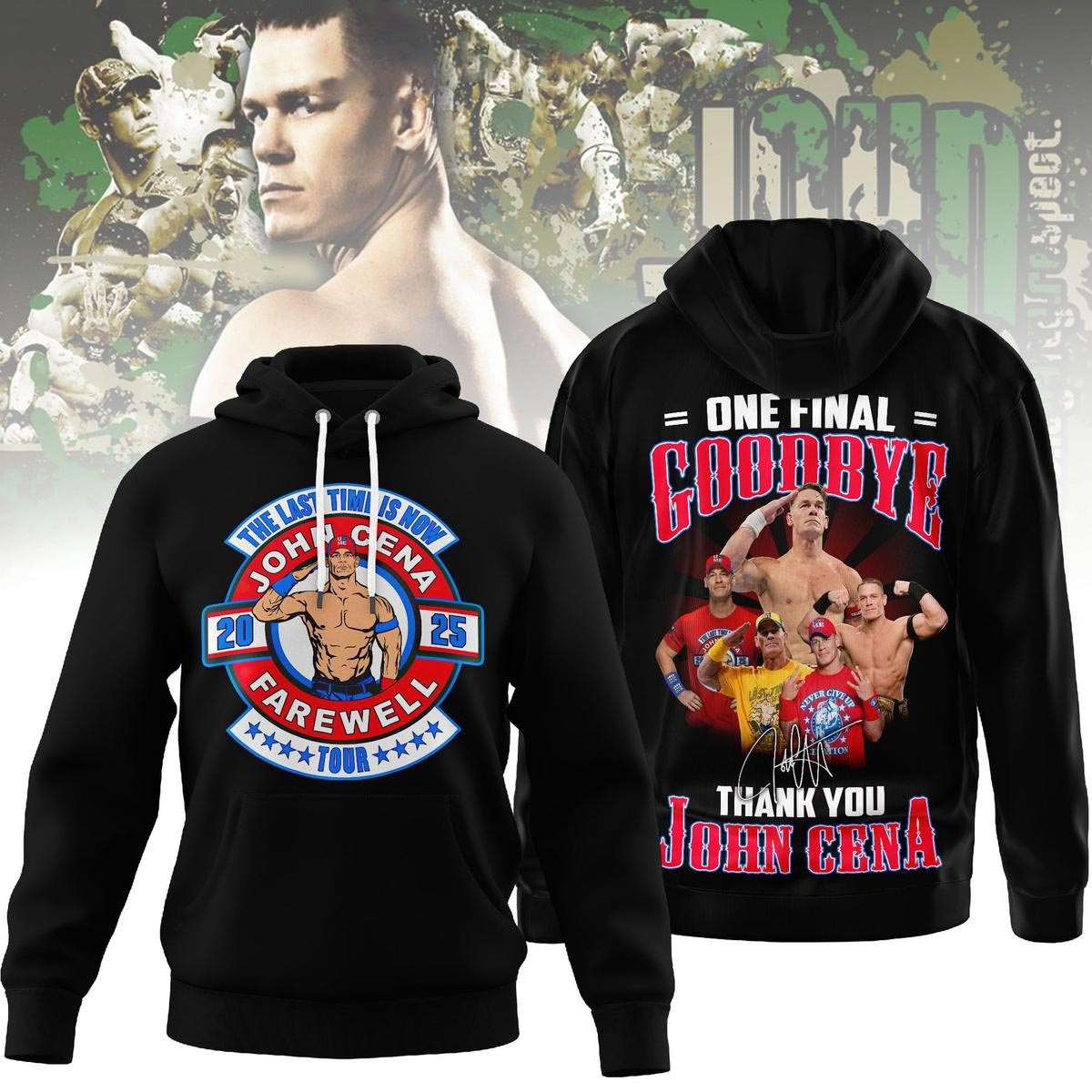 John Cena One Final Goodbye Thank You Hoodie Shirt