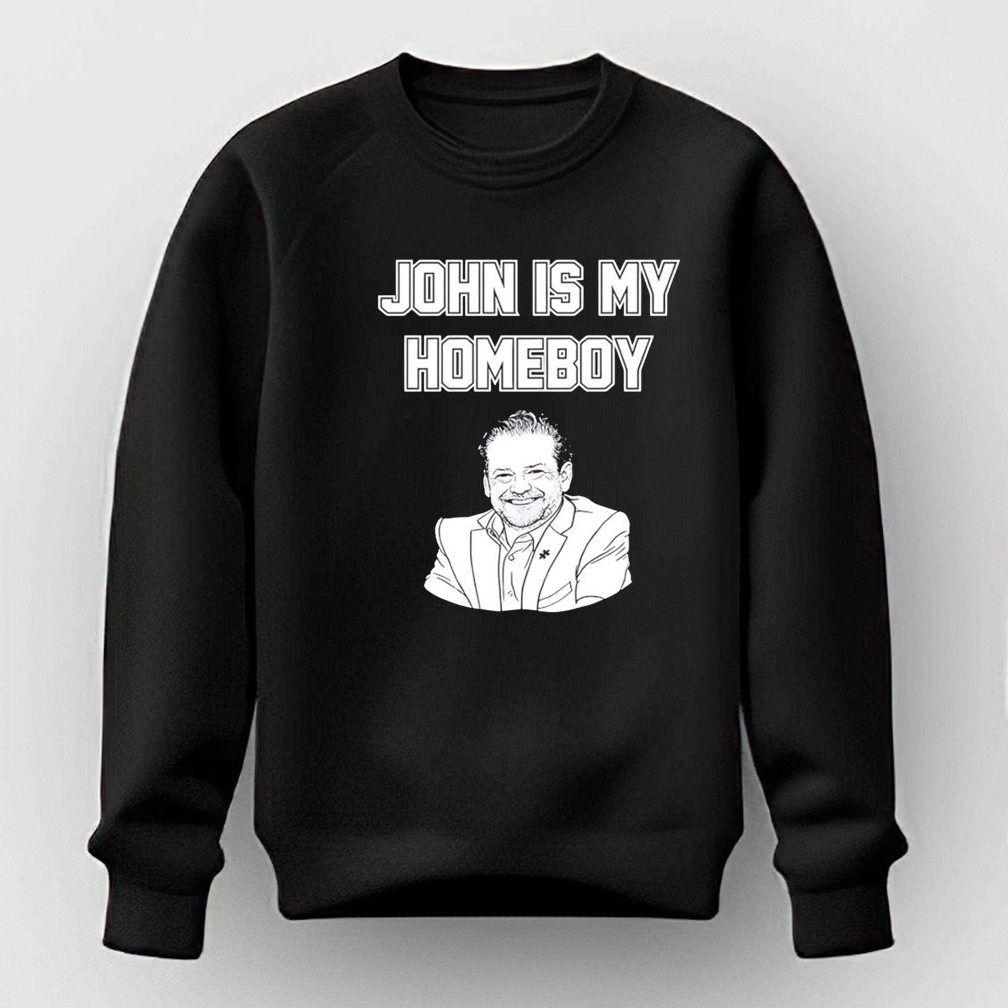 John Is My Homeboy Go Hawks Tee