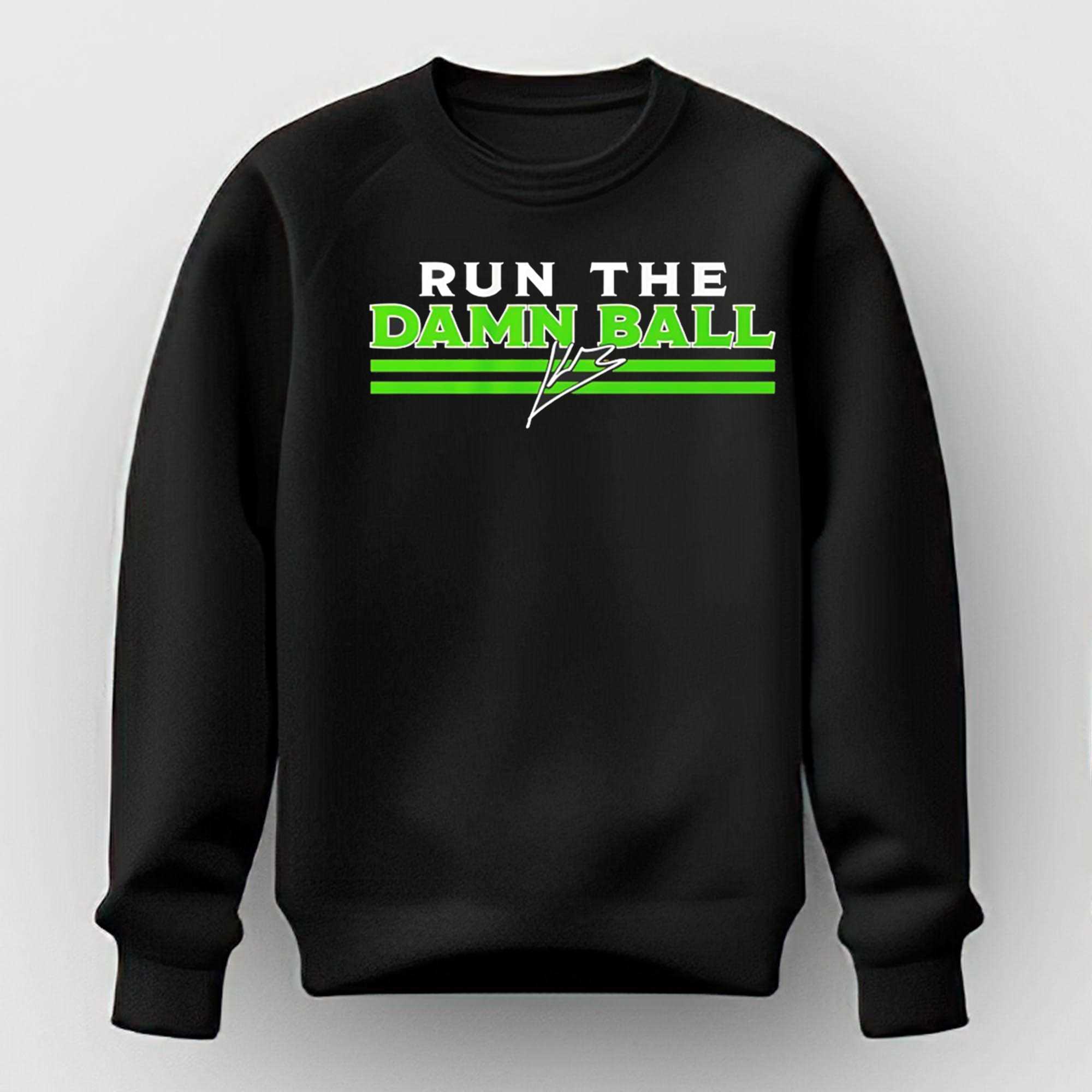 Kenneth Walker Iii Seattle Seahawks Run The Damn Ball Tee