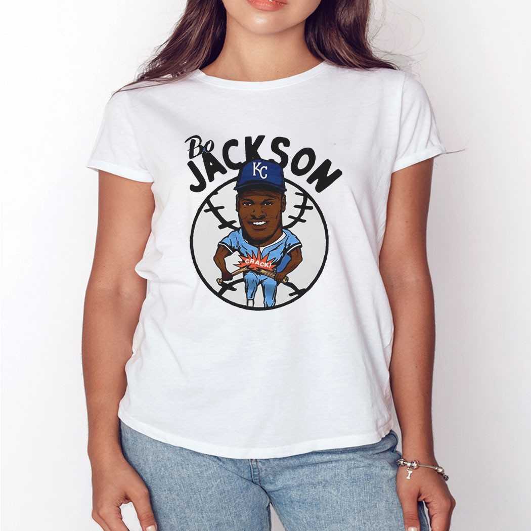 Bo Jackson Kansas City Royals Caricatures Tee