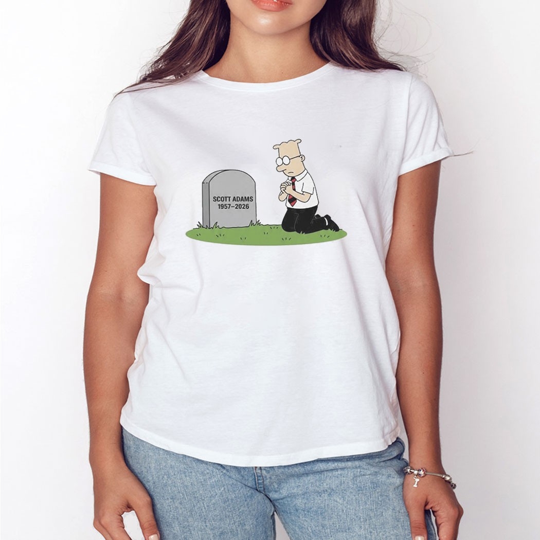 Dilbert Scott Adams 1957-2026 Tee