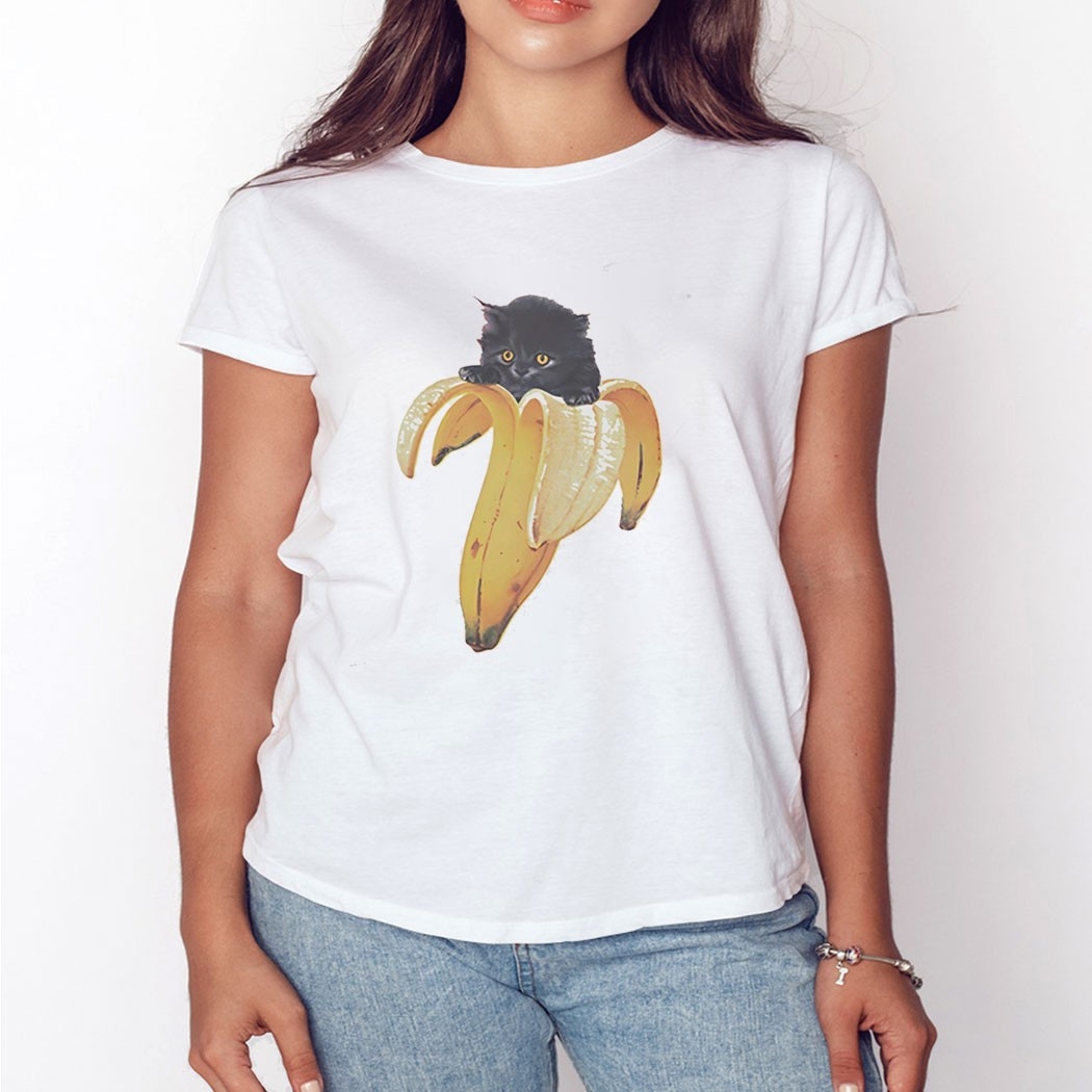 Liv And Maddie Joey Rooney Banana Cat Tee