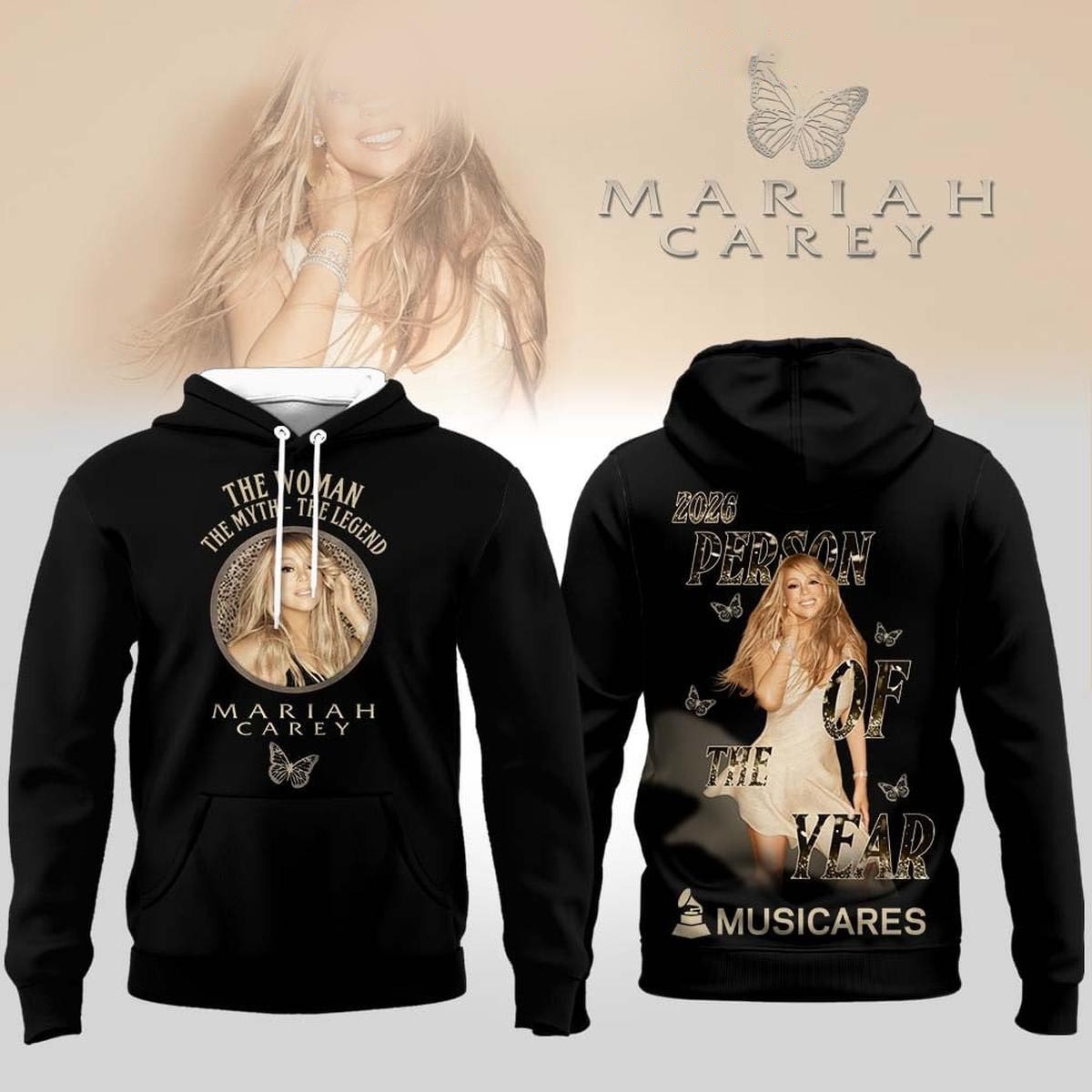 Mariah Carey 2026 Person Of The Years Tee Hoodie