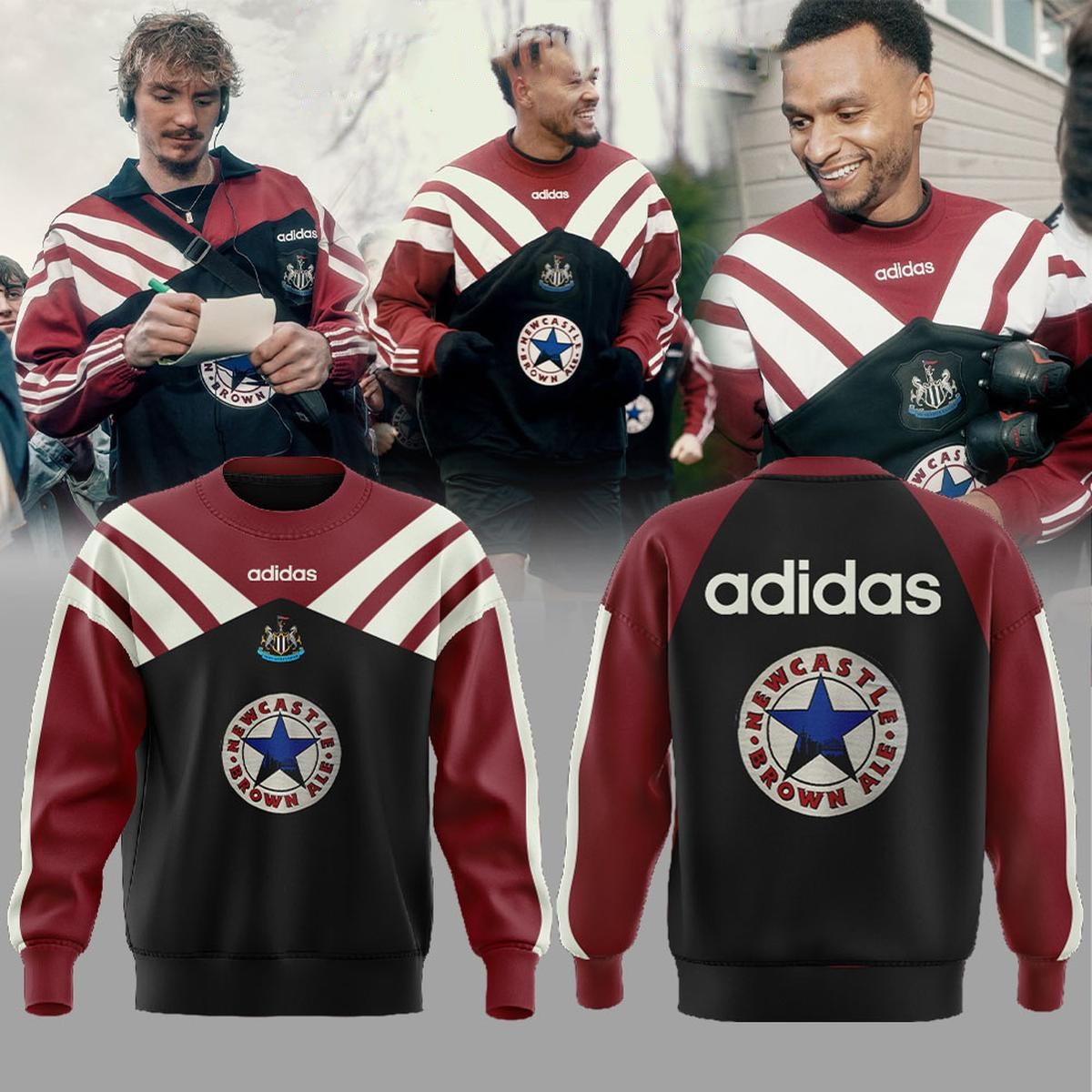 Newcastle United 95 Brown Ale Hoodie Shirt Newcastle United 95 Brown Ale Hoodie Shirt