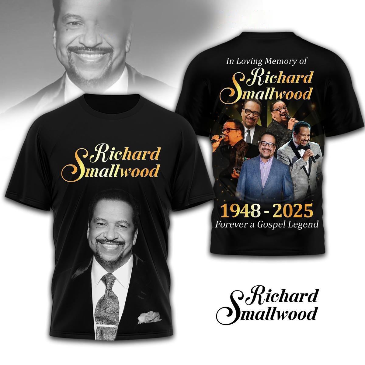 Richard Smallwood Forever A Gospel Legend 2025 Tee Hoodie Richard Smallwood Forever A Gospel Legend 2025 Tee Hoodie