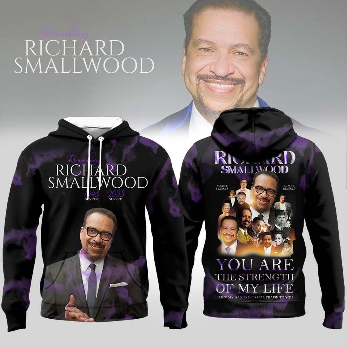 Richard Smallwood The Legendary Maestro Tee Hoodie