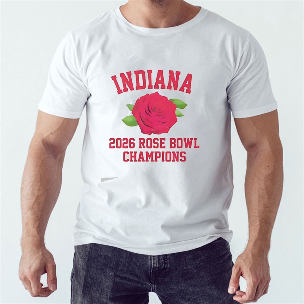 2026 Rose Bowl Champions Indiana Hoosiers Tee 2026 Rose Bowl Champions Indiana Hoosiers Tee