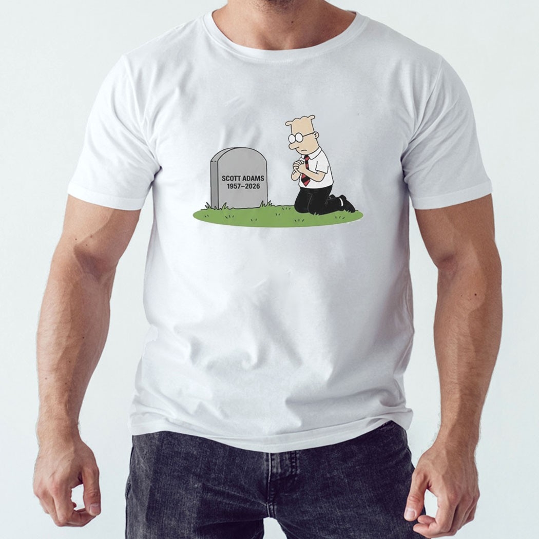 Dilbert Scott Adams 1957-2026 Tee
