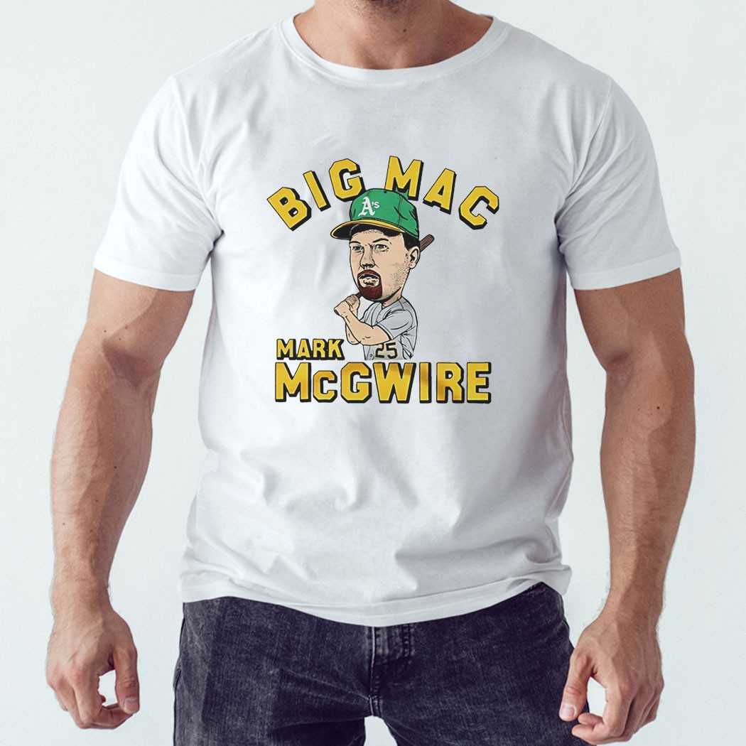 Mark Mcgwire Big Mac Oakland Athletics Caricatures Tee