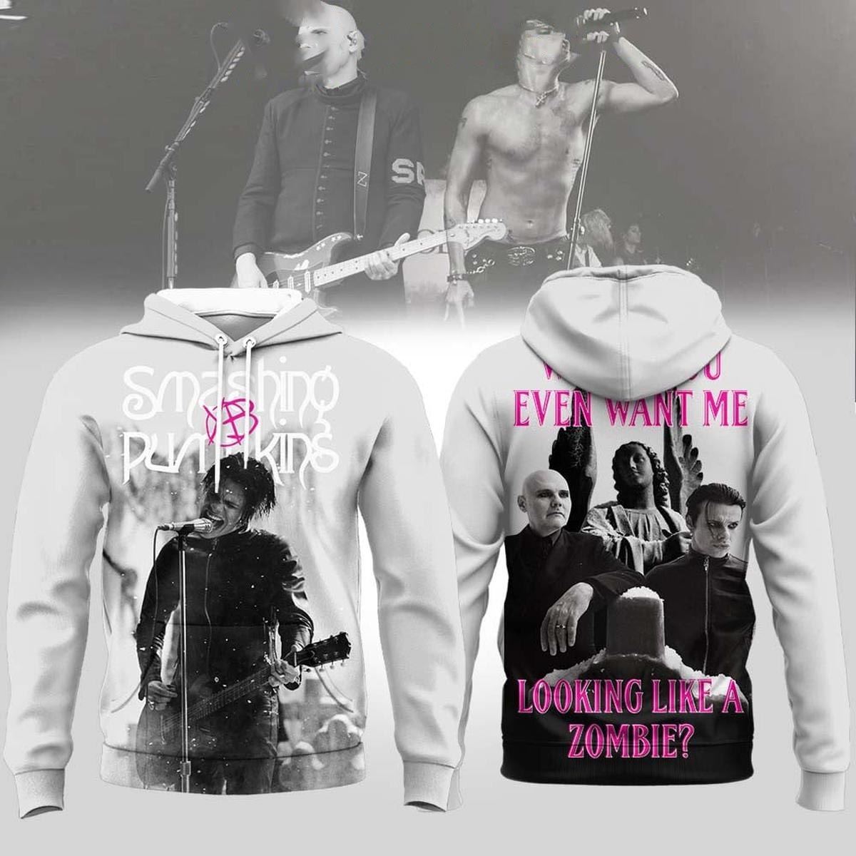 The Smashing Pumpkins Looking Like A Zombie Tee Hoodie