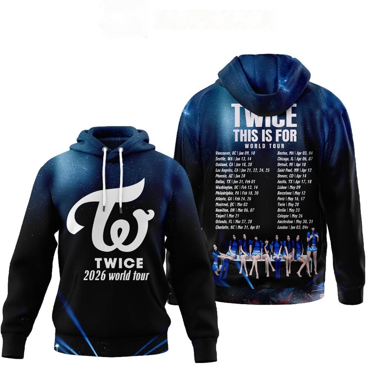 Twice This Is For World Tour 2026 Tee Hoodie