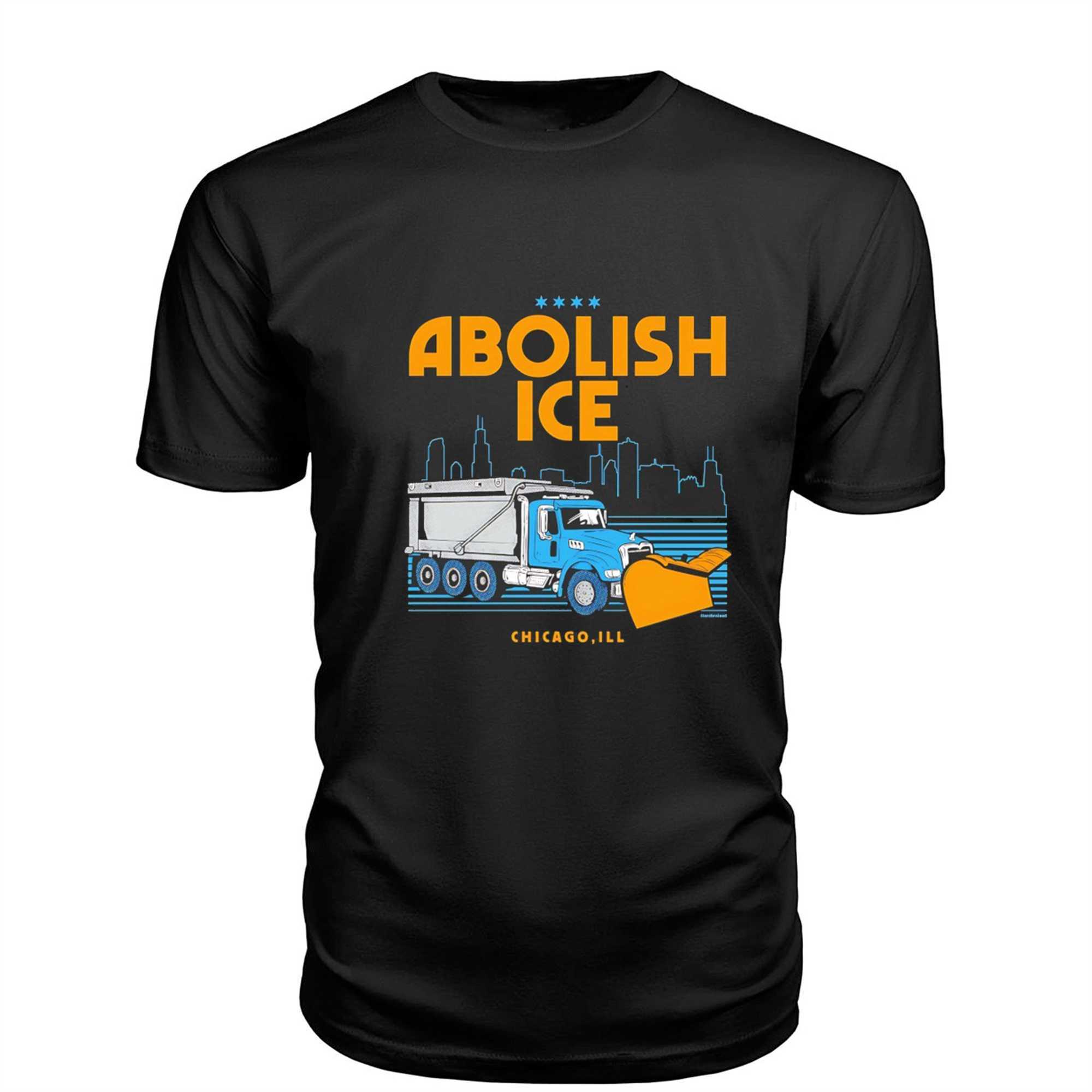 Abolish Ice Chicago Ill Snowplow Benefit Tee