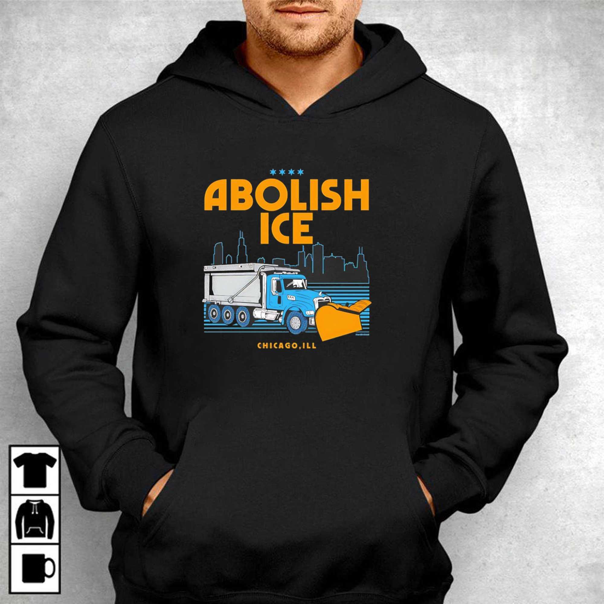 Abolish Ice Chicago Ill Snowplow Benefit Tee