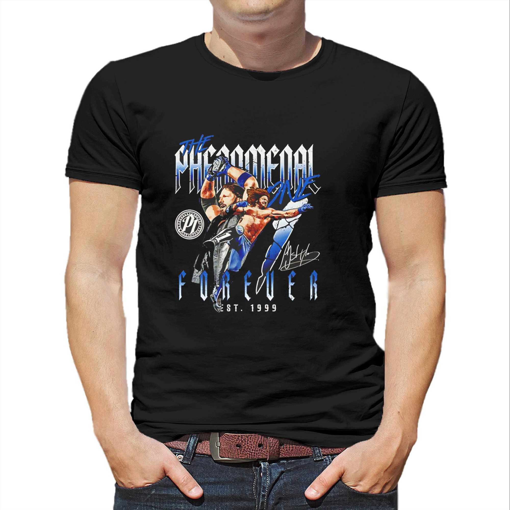 Aj Styles Wwe The Phenomenal One Forever Tee