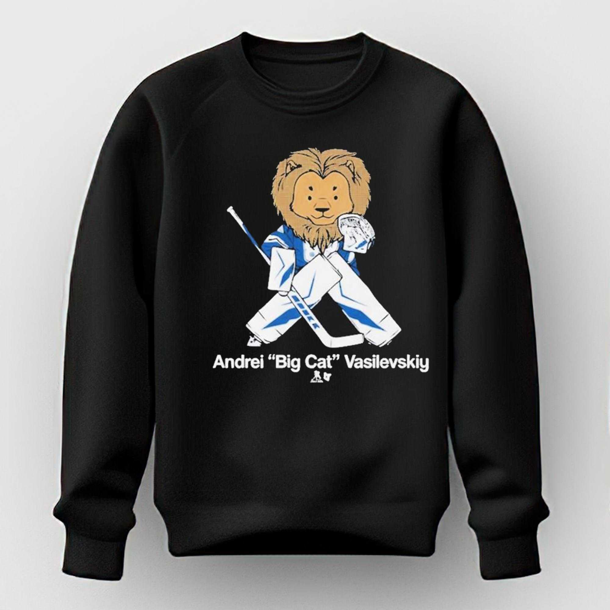 Andrei Vasilevskiy Big Cat Guy Shirt Andrei Vasilevskiy Big Cat Guy Shirt