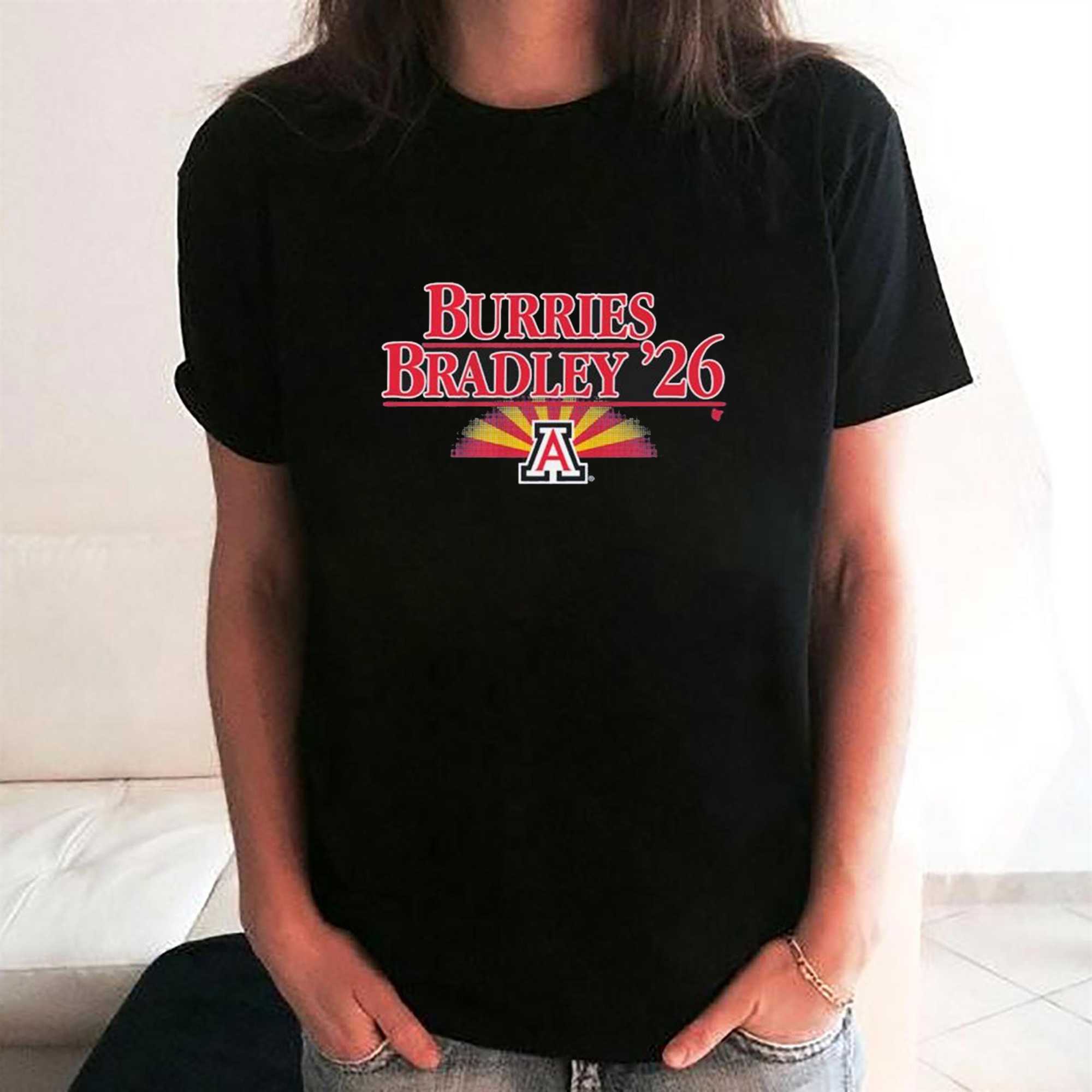 Arizona Basketball Brayden Burries-jaden Bradley 26 T-shirt Arizona Basketball Brayden Burries-jaden Bradley 26 T-shirt