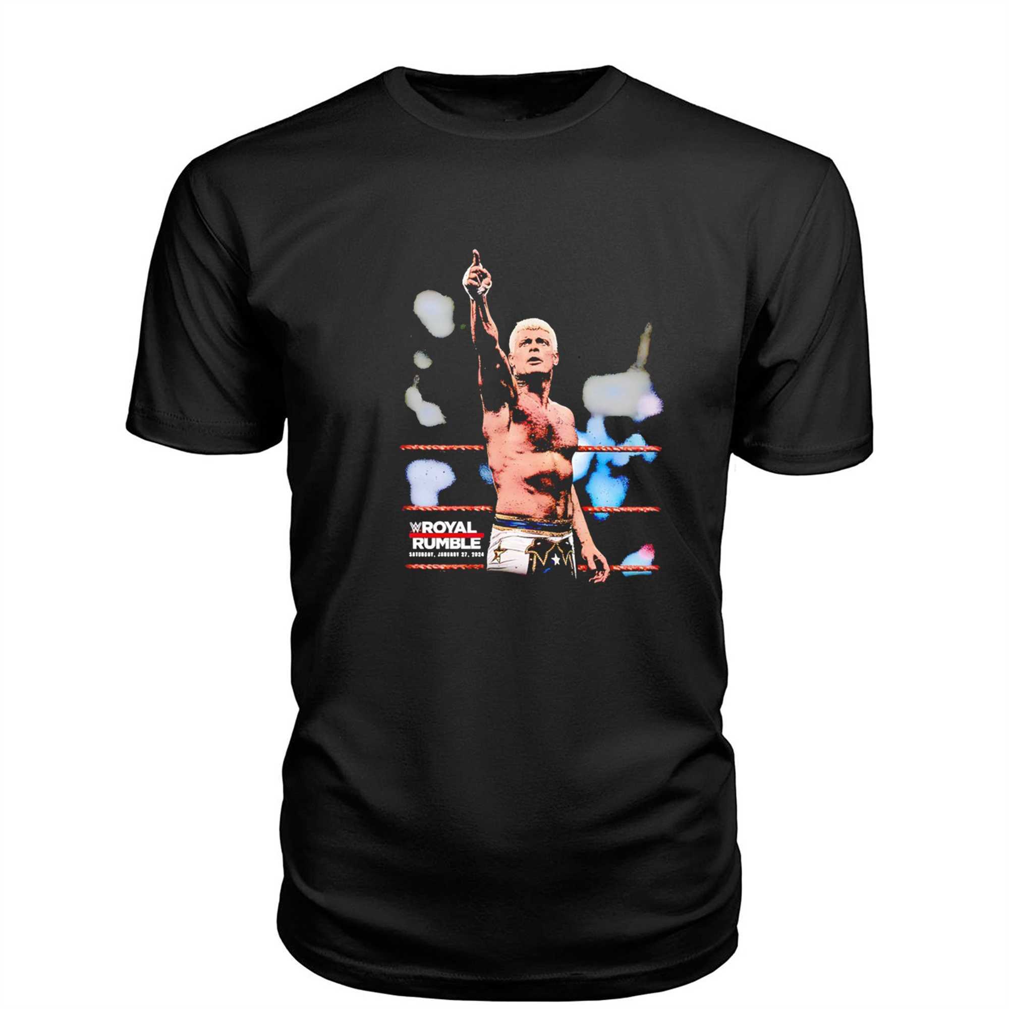 Cody Rhodes Royal Rumble 2024 Boxy Tee