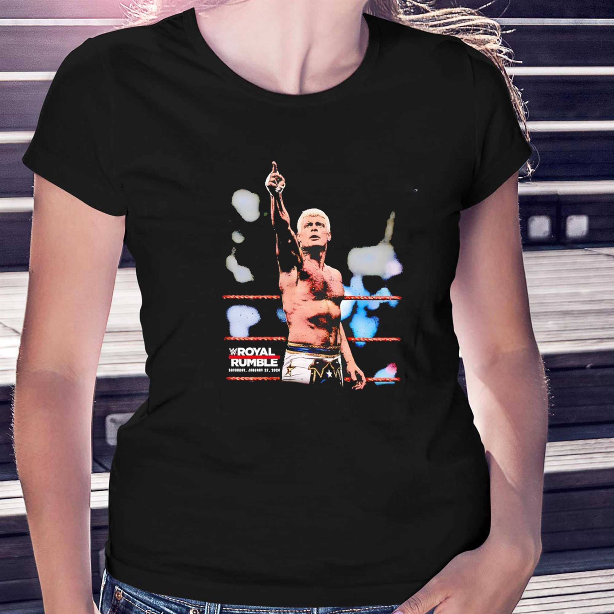 Cody Rhodes Royal Rumble 2024 Boxy Tee Cody Rhodes Royal Rumble 2024 Boxy Tee
