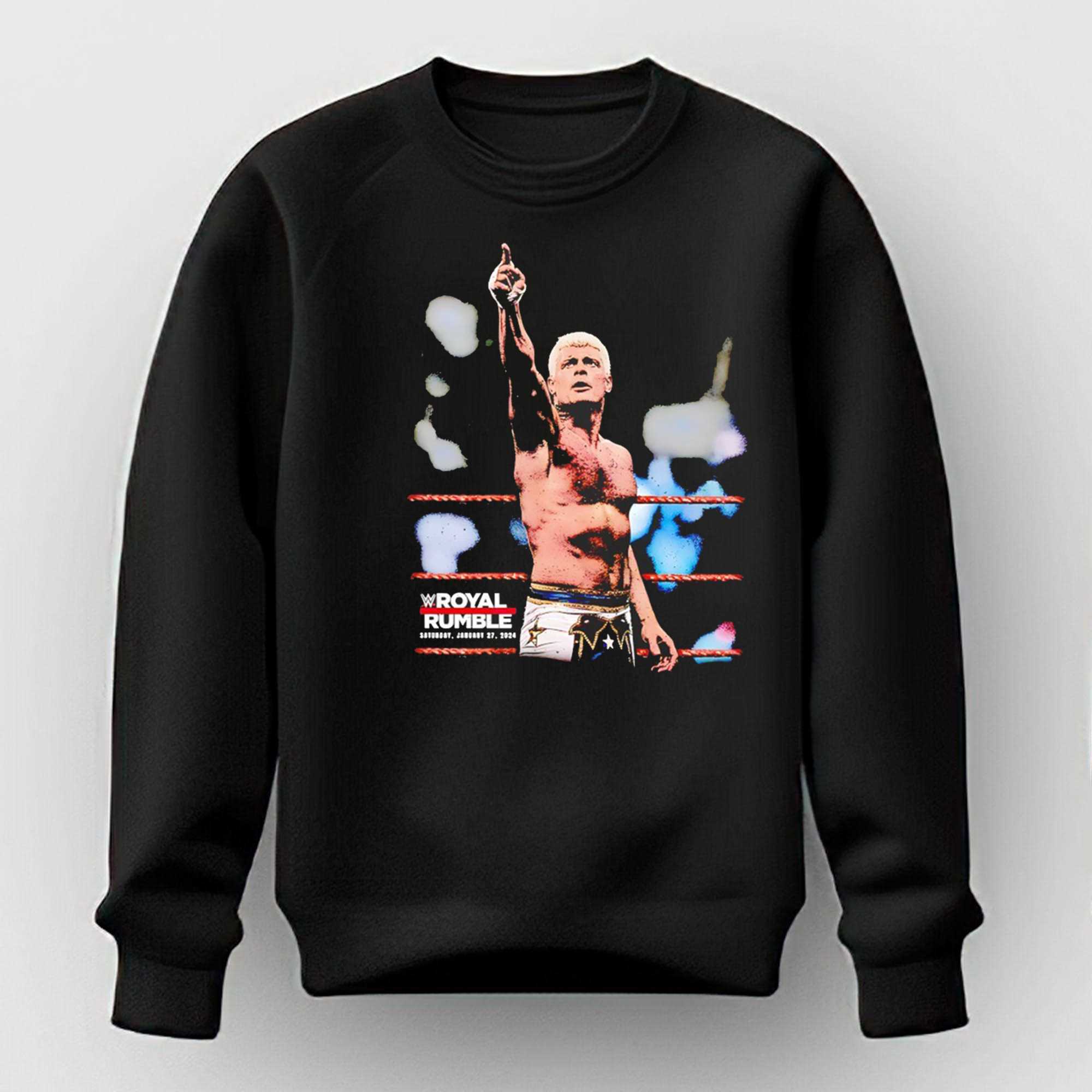 Cody Rhodes Royal Rumble 2024 Boxy Tee Cody Rhodes Royal Rumble 2024 Boxy Tee