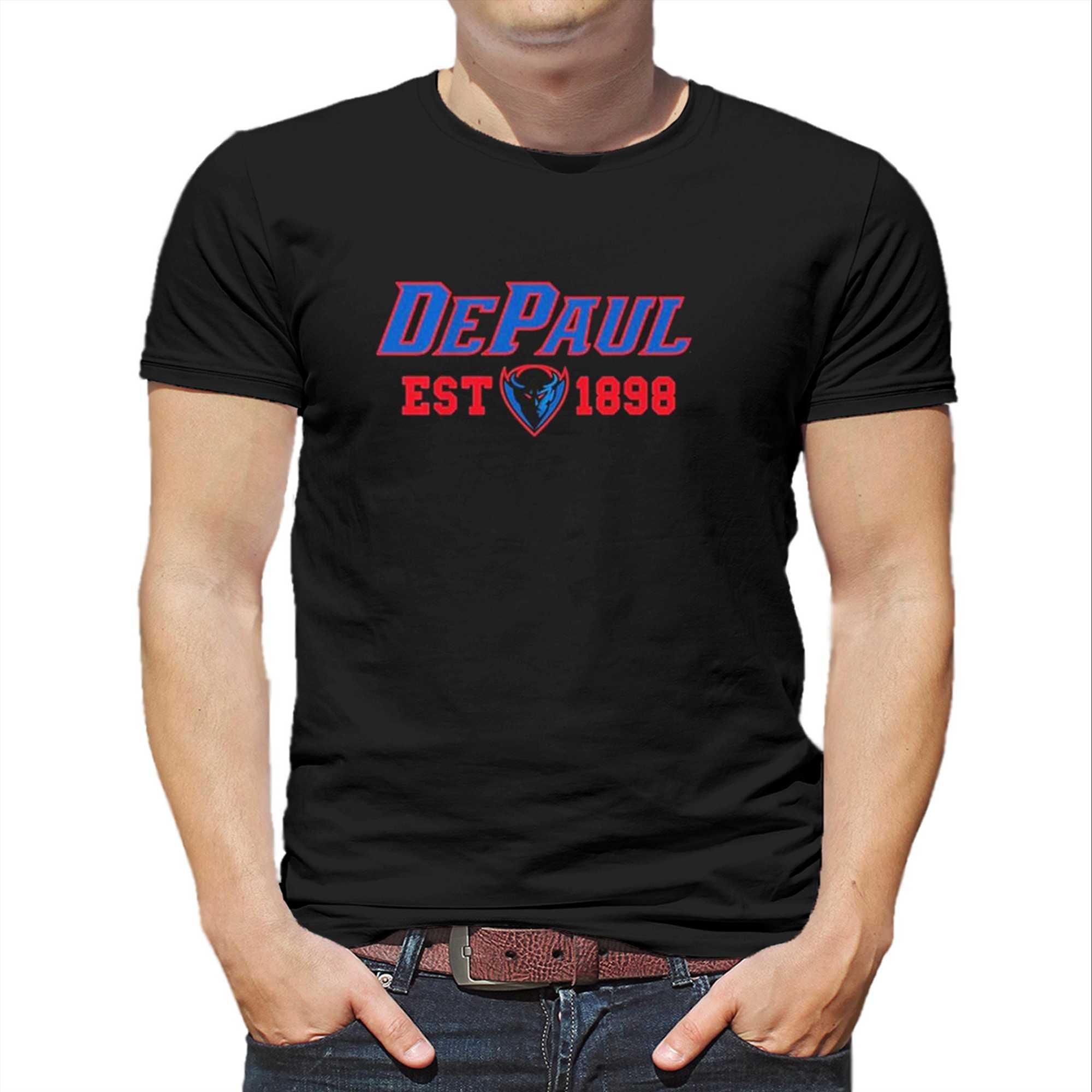 Depaul Blue Demons Established Tee Depaul Blue Demons Established Tee