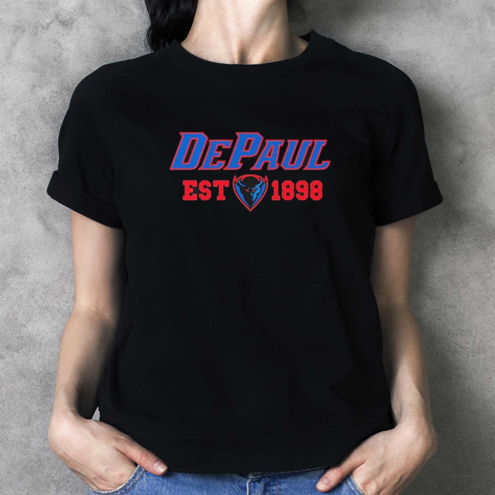Depaul Blue Demons Established Tee Depaul Blue Demons Established Tee