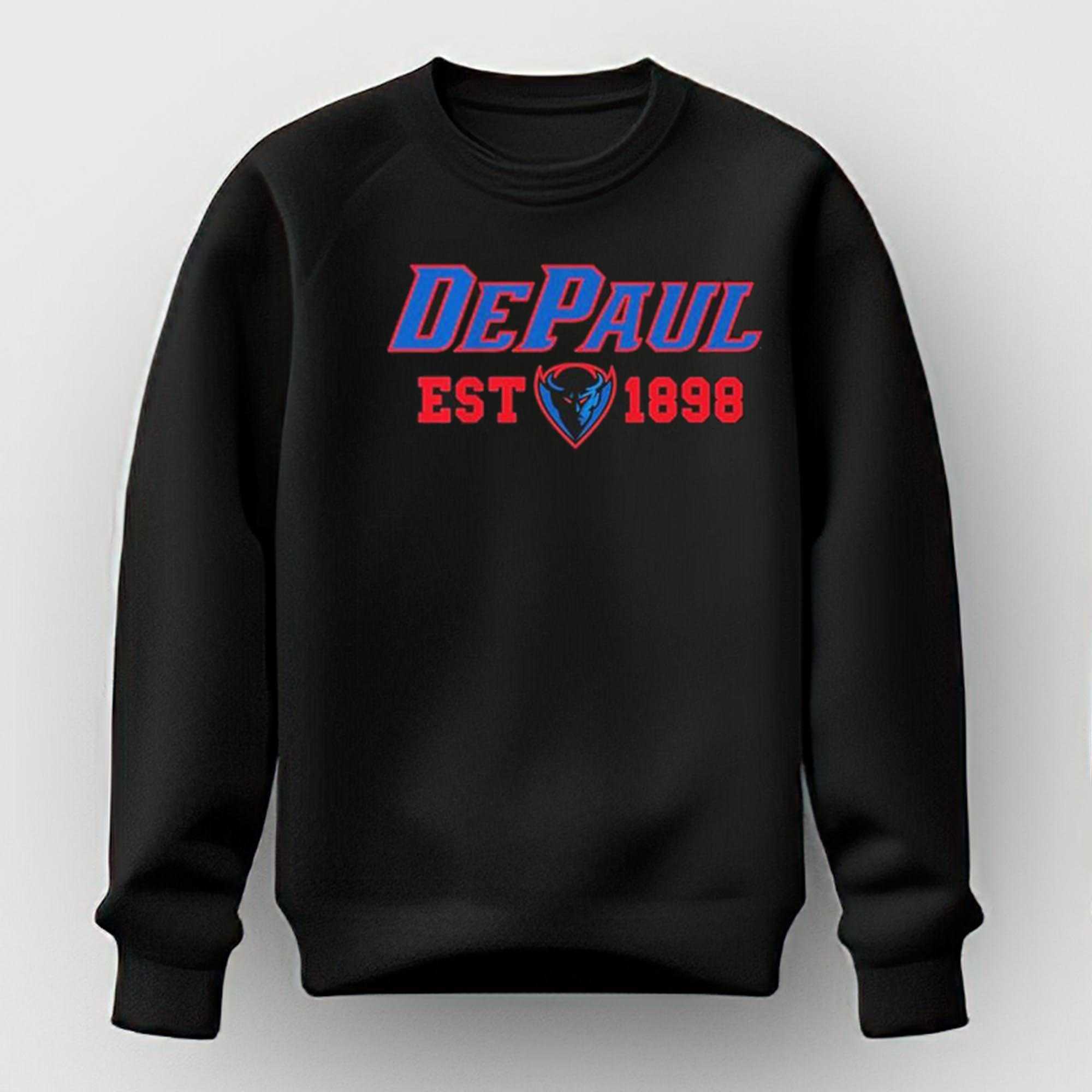 Depaul Blue Demons Established Tee Depaul Blue Demons Established Tee