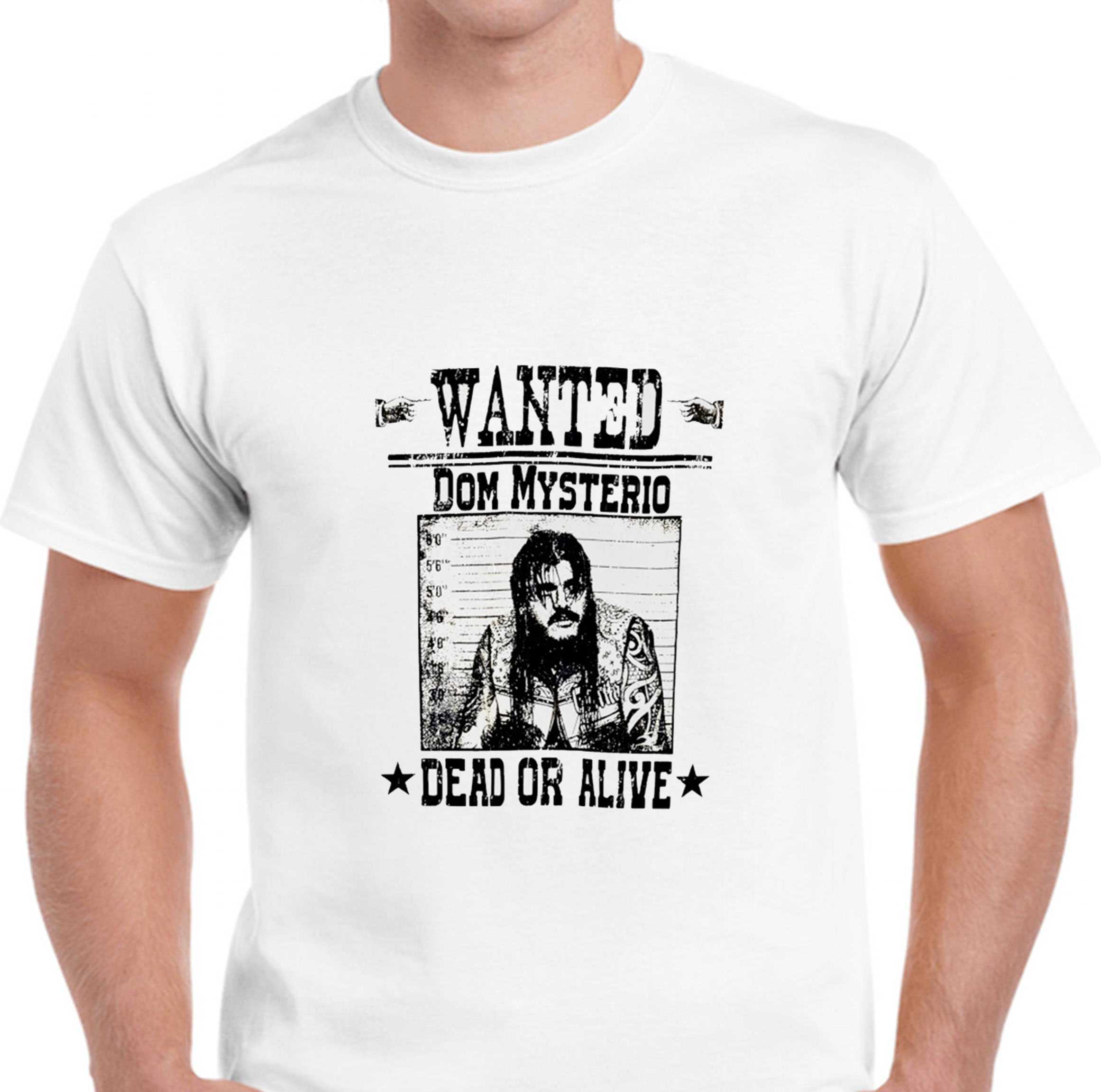 Dominik Mysterio Wanted Deaf Or Alive Poster Tee