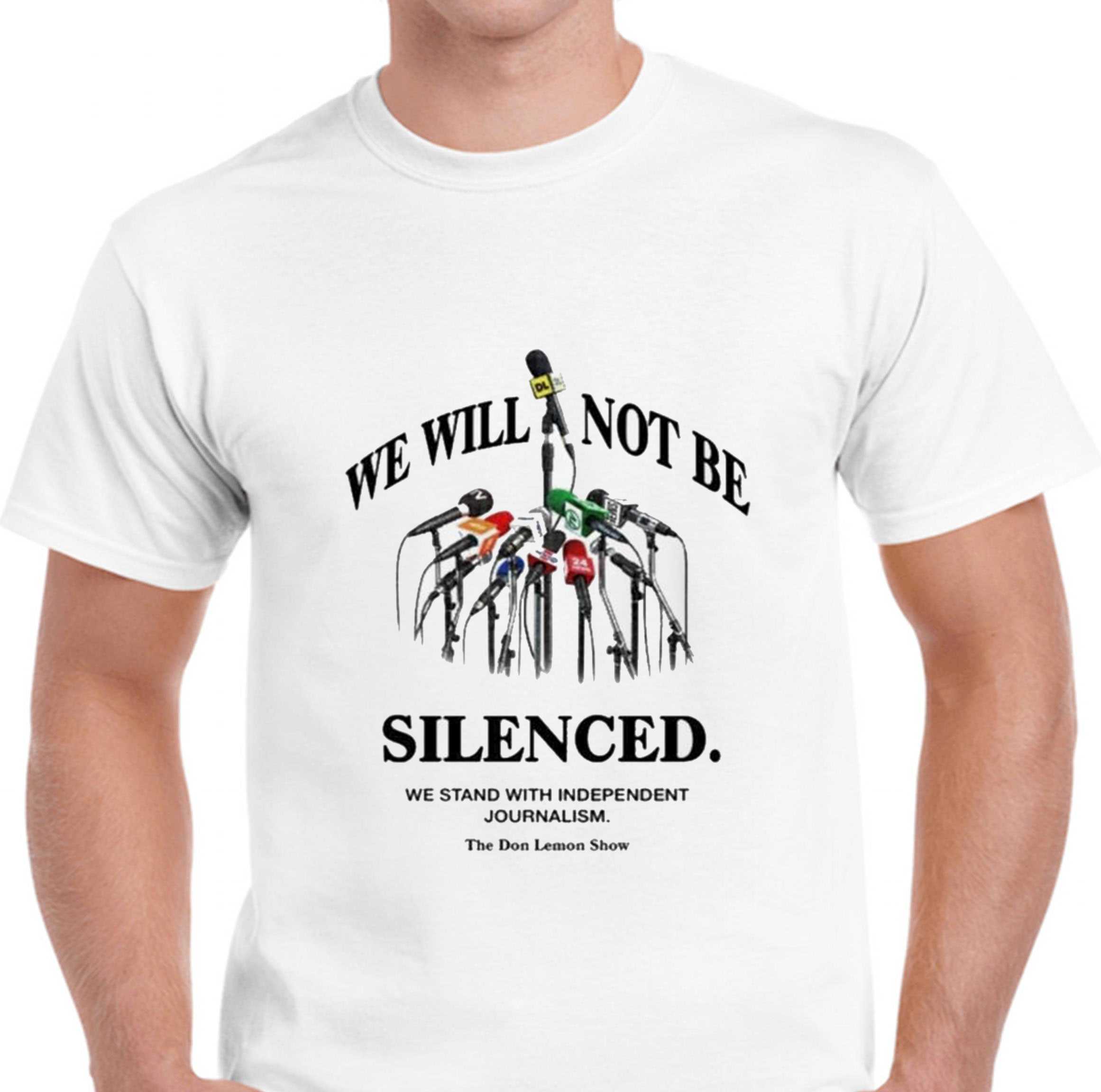 Official Don Lemin We Will Not Be Silenced Shirt Official Don Lemin We Will Not Be Silenced Shirt