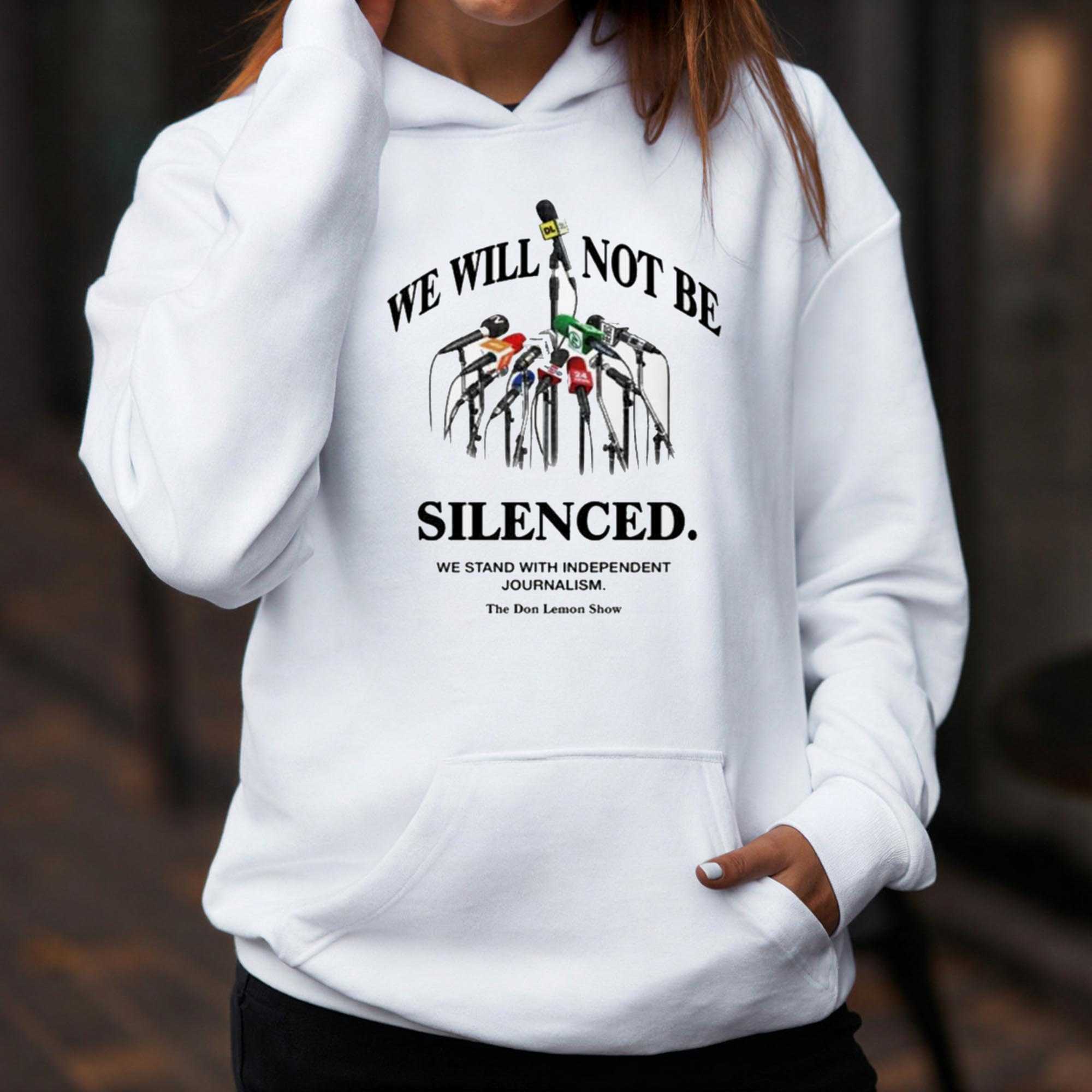Official Don Lemin We Will Not Be Silenced Shirt Official Don Lemin We Will Not Be Silenced Shirt