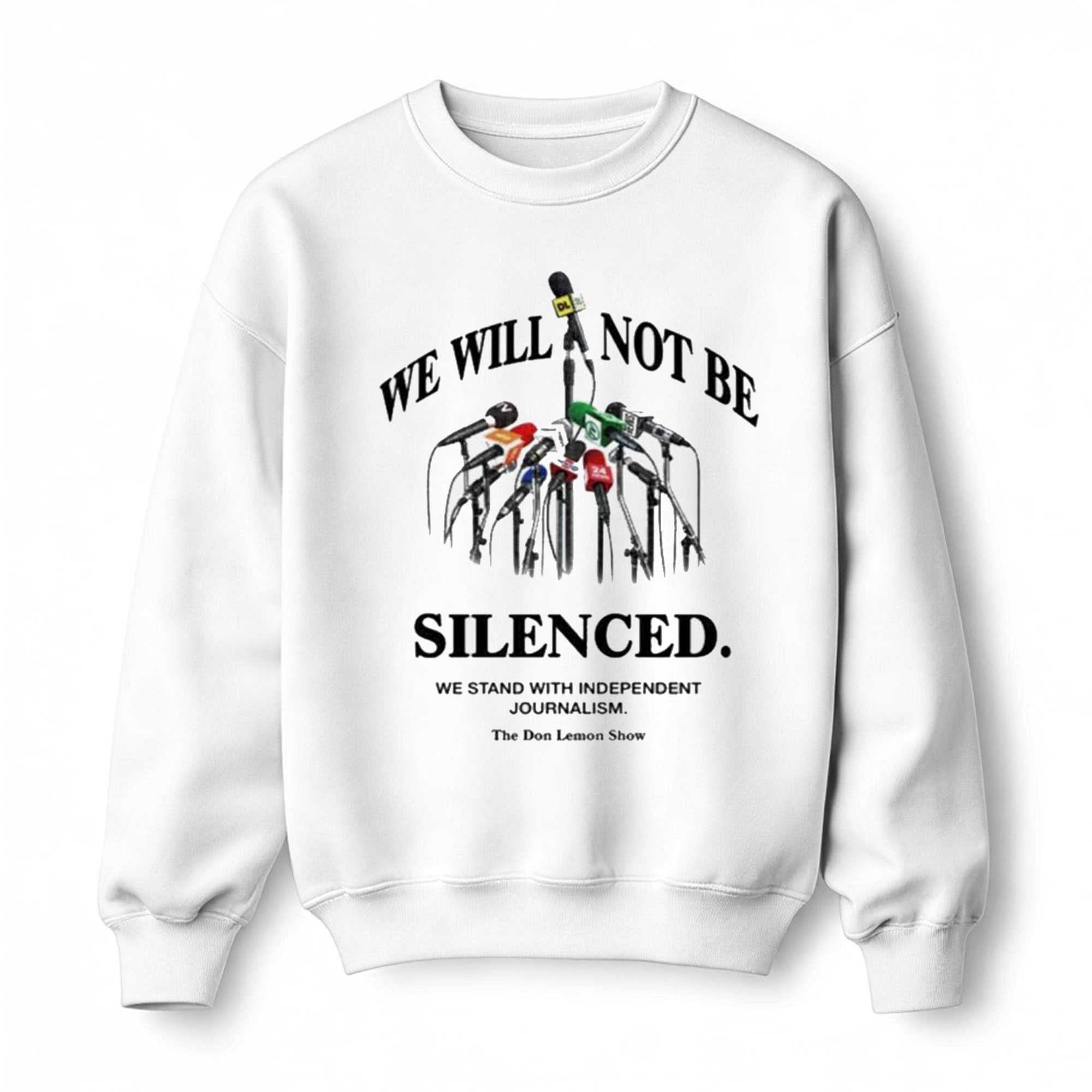 Official Don Lemin We Will Not Be Silenced Shirt Official Don Lemin We Will Not Be Silenced Shirt