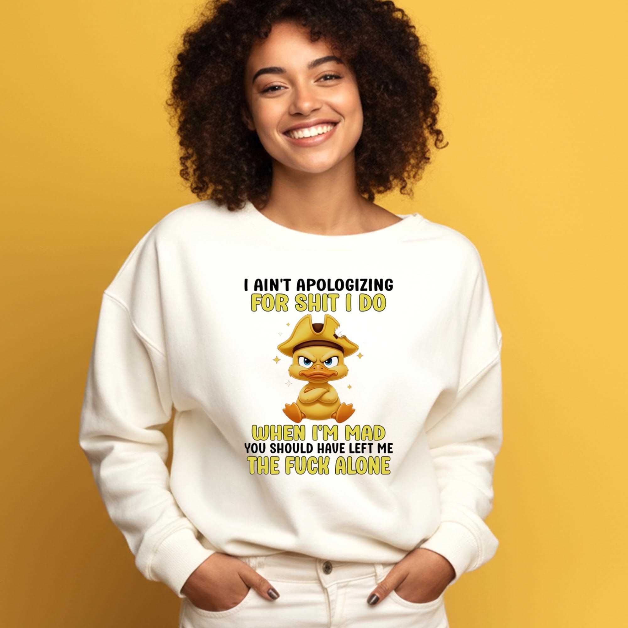 Duck I Aint Apologizing For Shit I Do When Im Mad You Should Have Left Me The Fuck Alone Tee Duck I Aint Apologizing For Shit I Do When Im Mad You Should Have Left Me The Fuck Alone Tee
