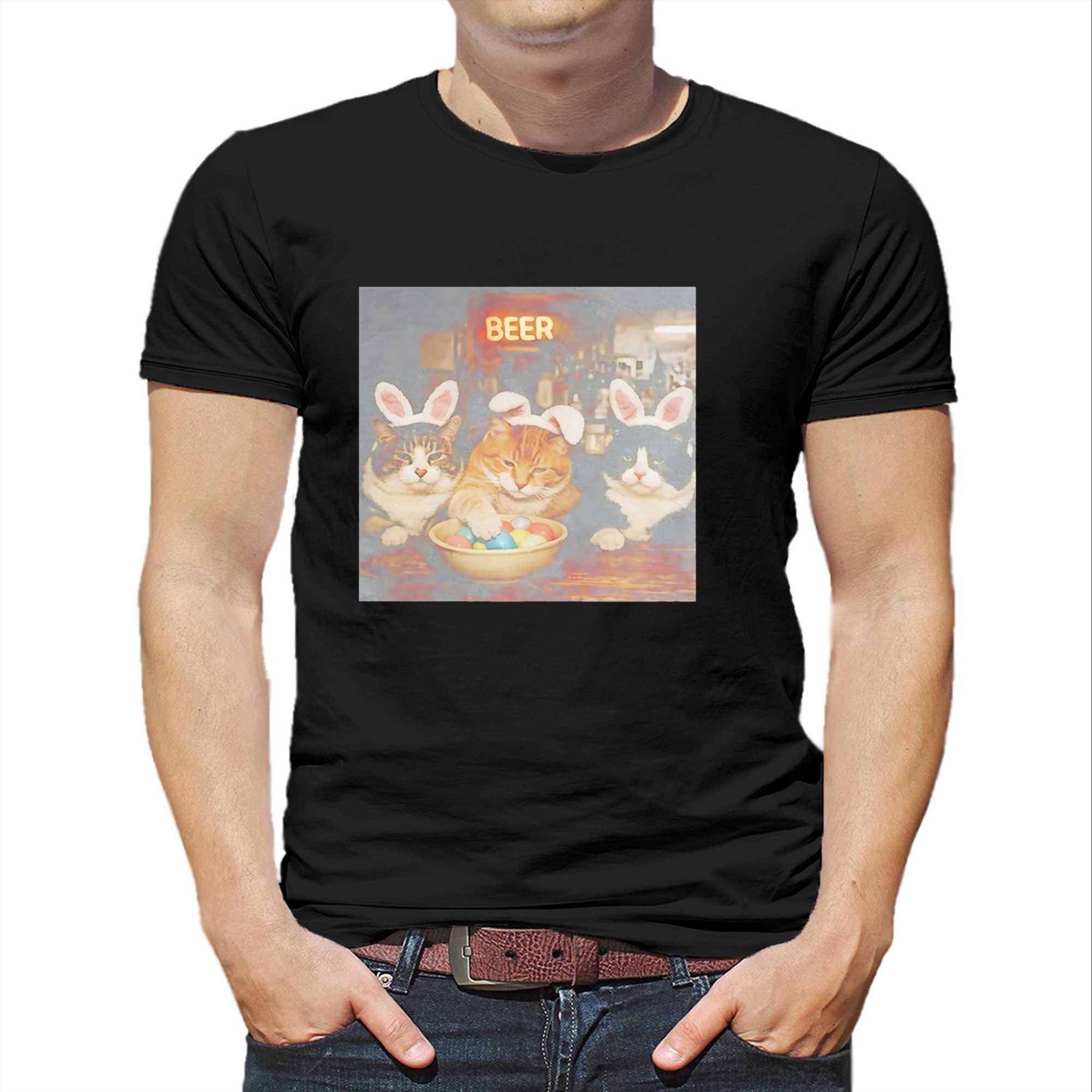 Easter Cat Graphic Tee