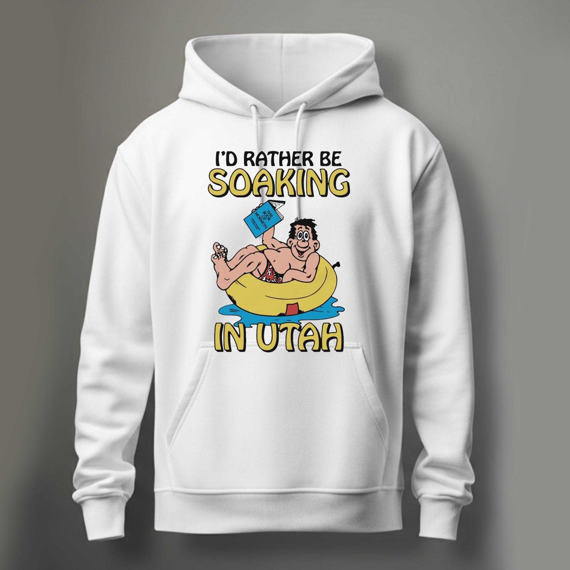 Id Rather Be Soaking In Utah Tee Id Rather Be Soaking In Utah Tee