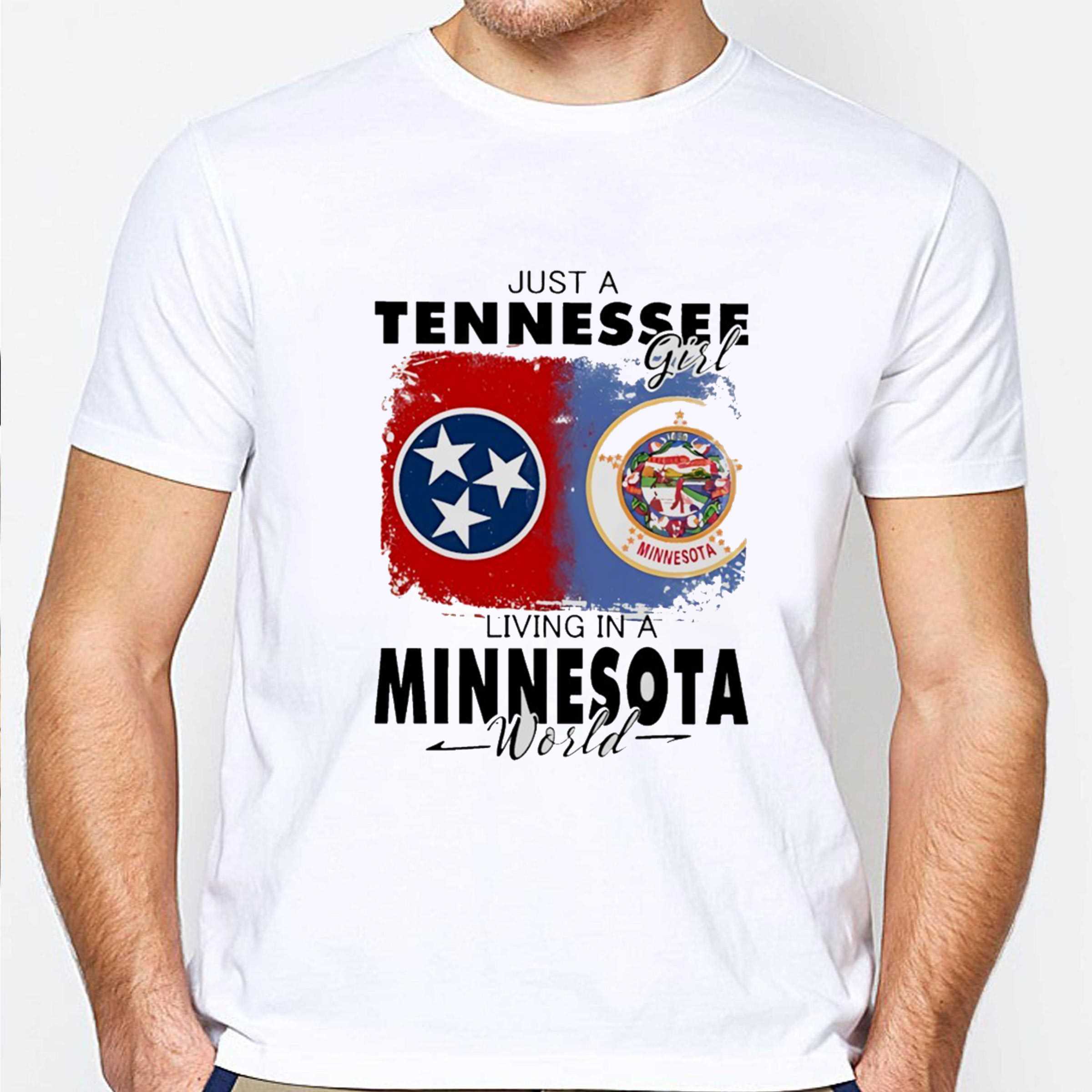 Just An Iowa Girl Living In A Nevada World Tee