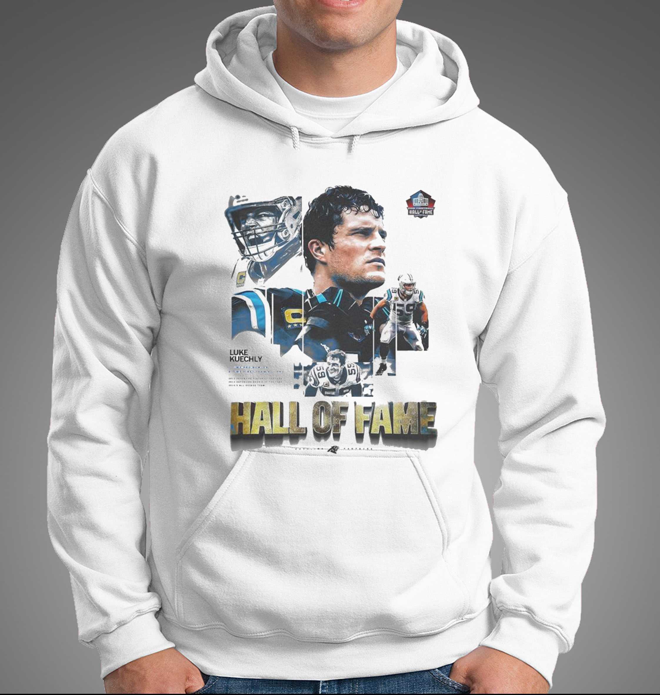 Luke Kuechly Carolina Panthers Nfl Hall Of Fame Legacy Defensive Icon Shirt Luke Kuechly Carolina Panthers Nfl Hall Of Fame Legacy Defensive Icon Shirt