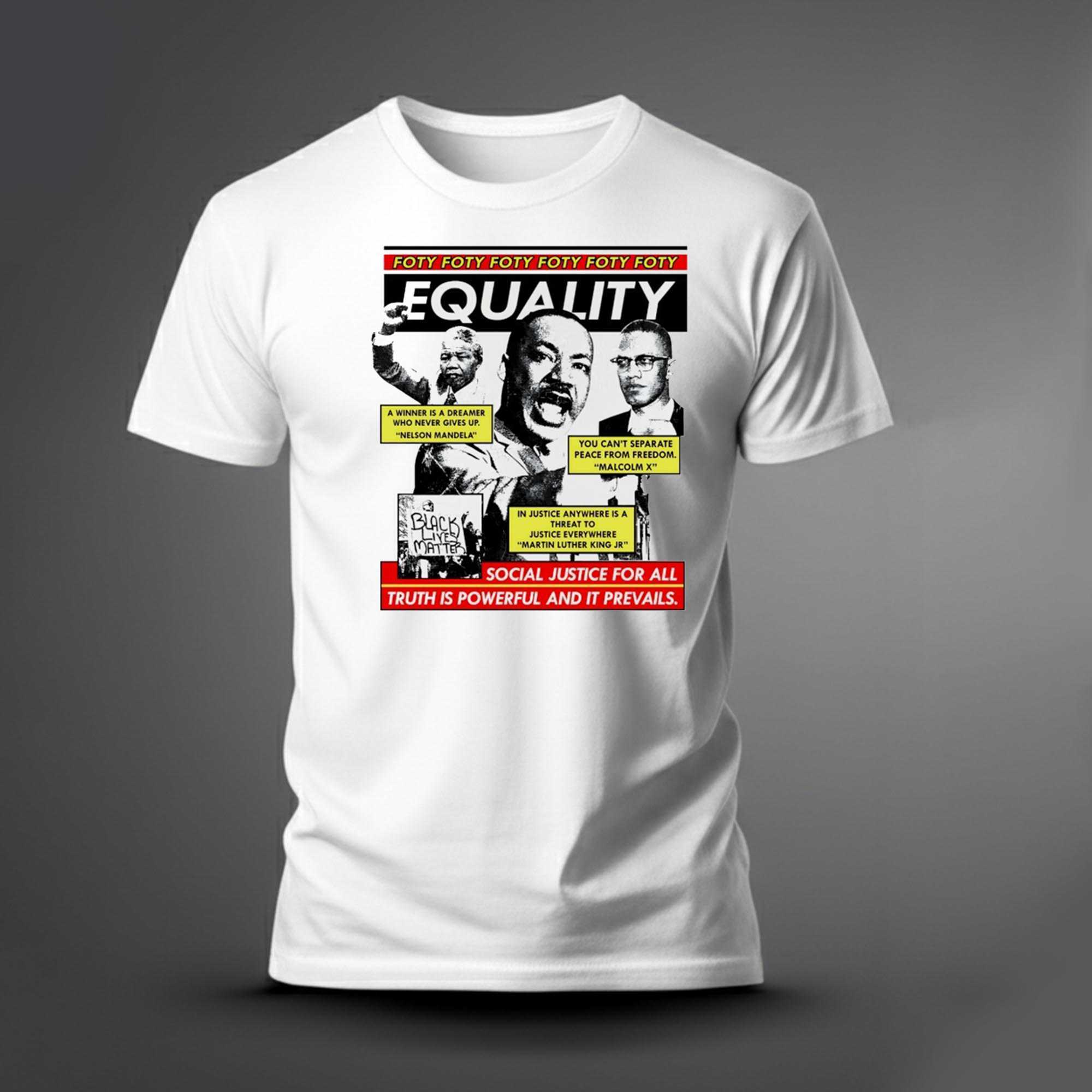Martin Luther King Equality Social Justice For All Tee