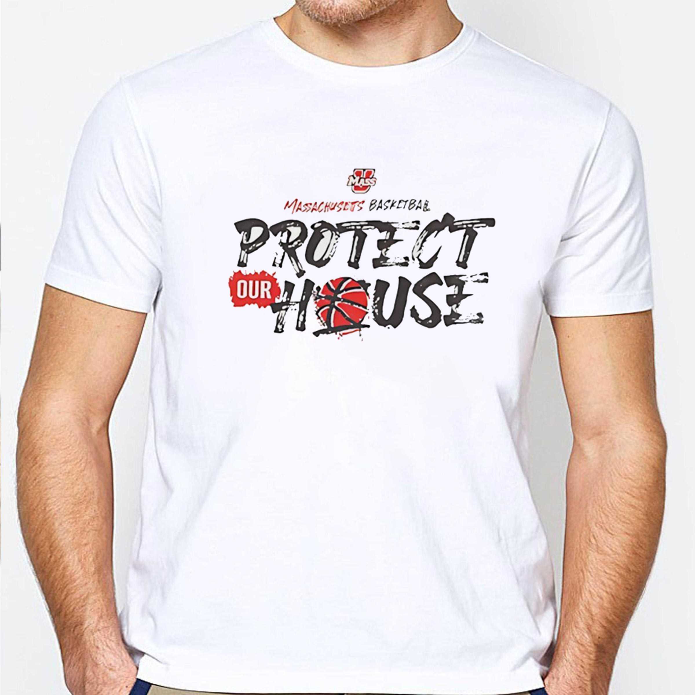 Massachusetts Basketbal Protect Our House Tee