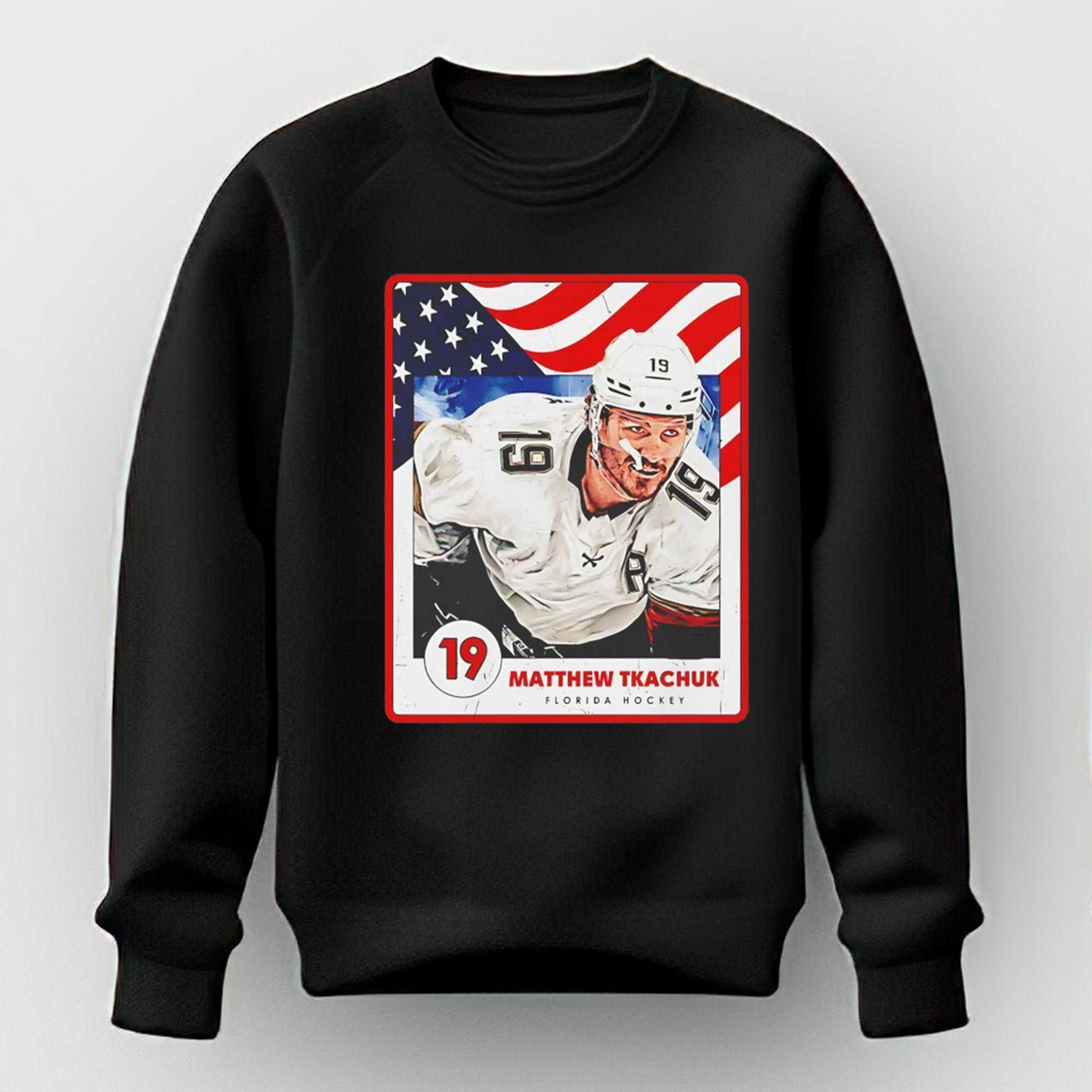 Matthew Tkachuk Florida Usa Card Tee Matthew Tkachuk Florida Usa Card Tee