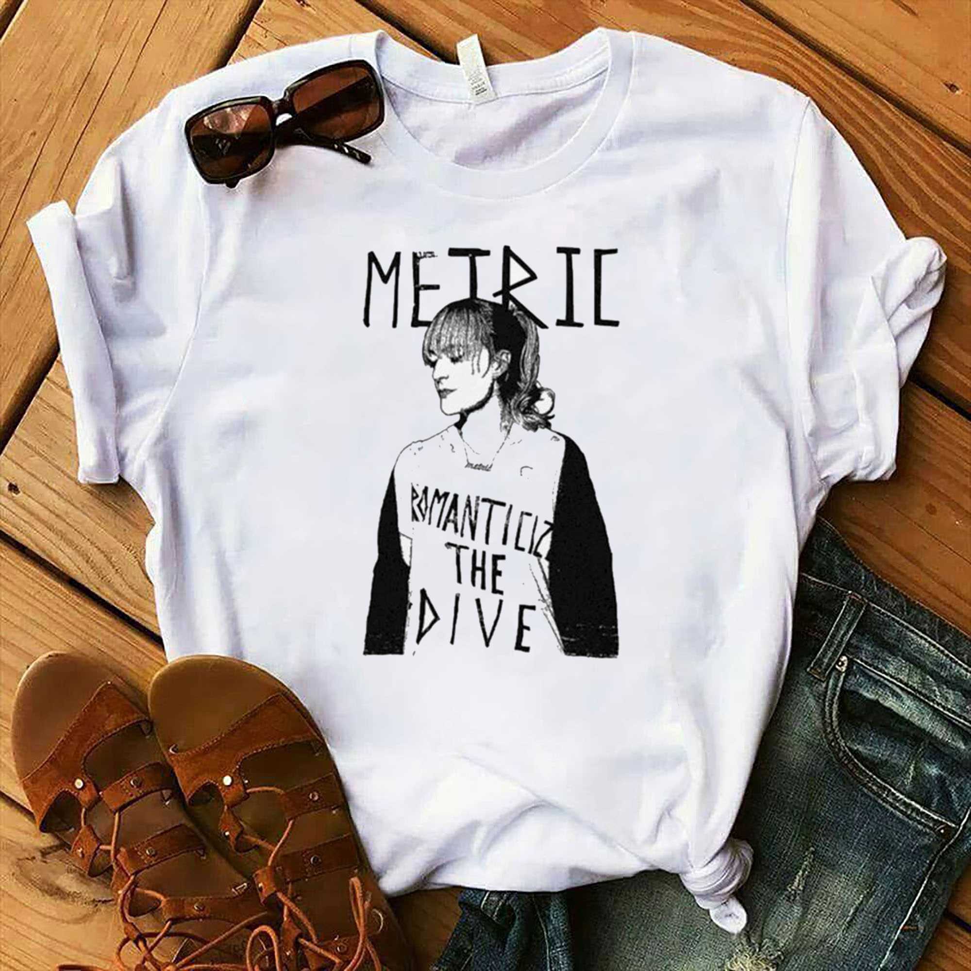 Metric Romanticize The Dive Tape Tee