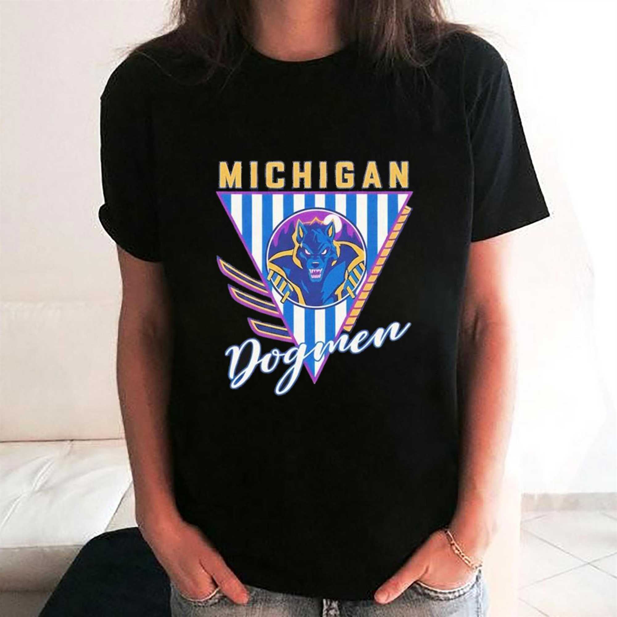 Michigan Dogmen Bimm Ridder Navy Retro Tee